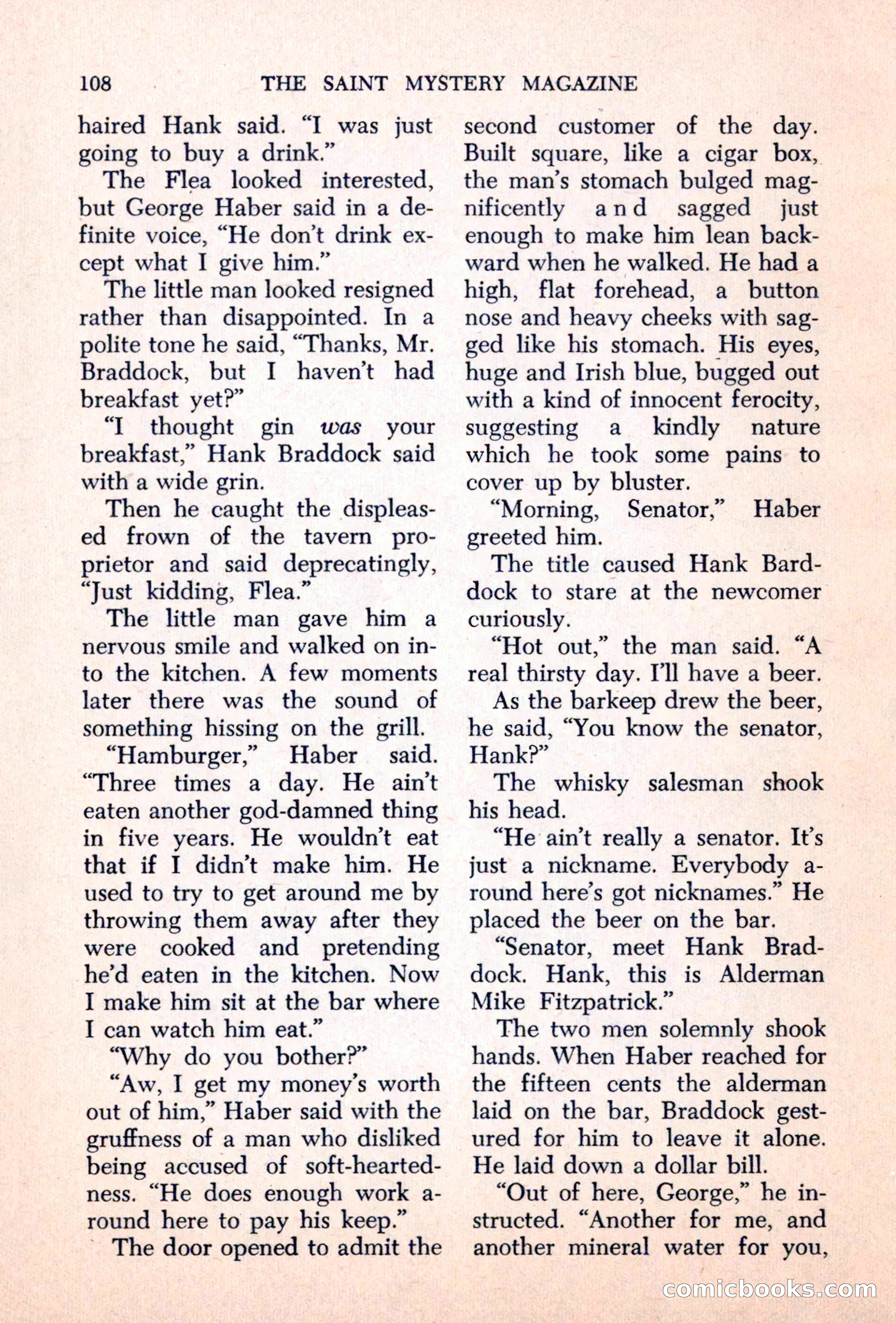 The Saint Mystery Magazine — page 110 of 132
