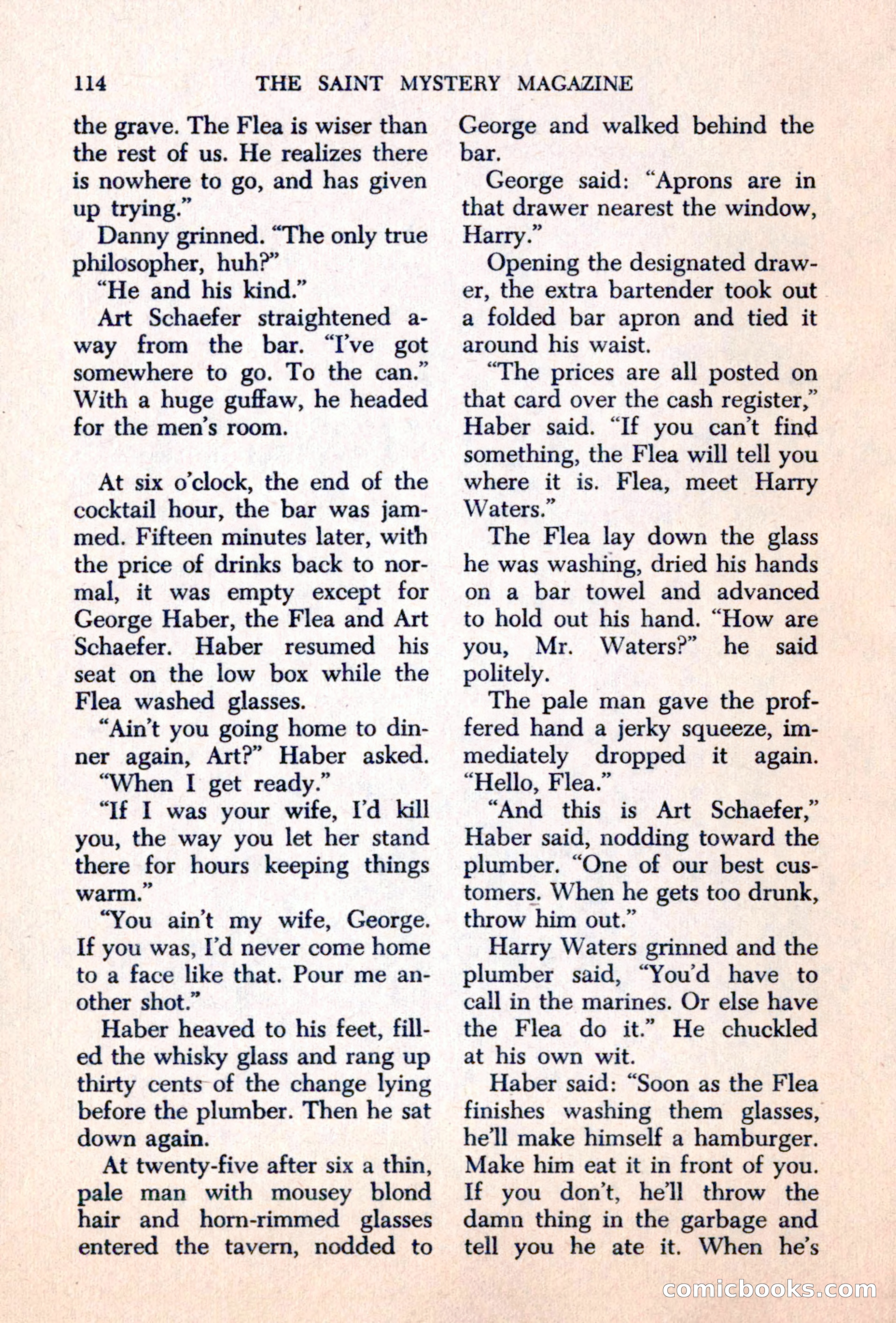 The Saint Mystery Magazine — page 116 of 132