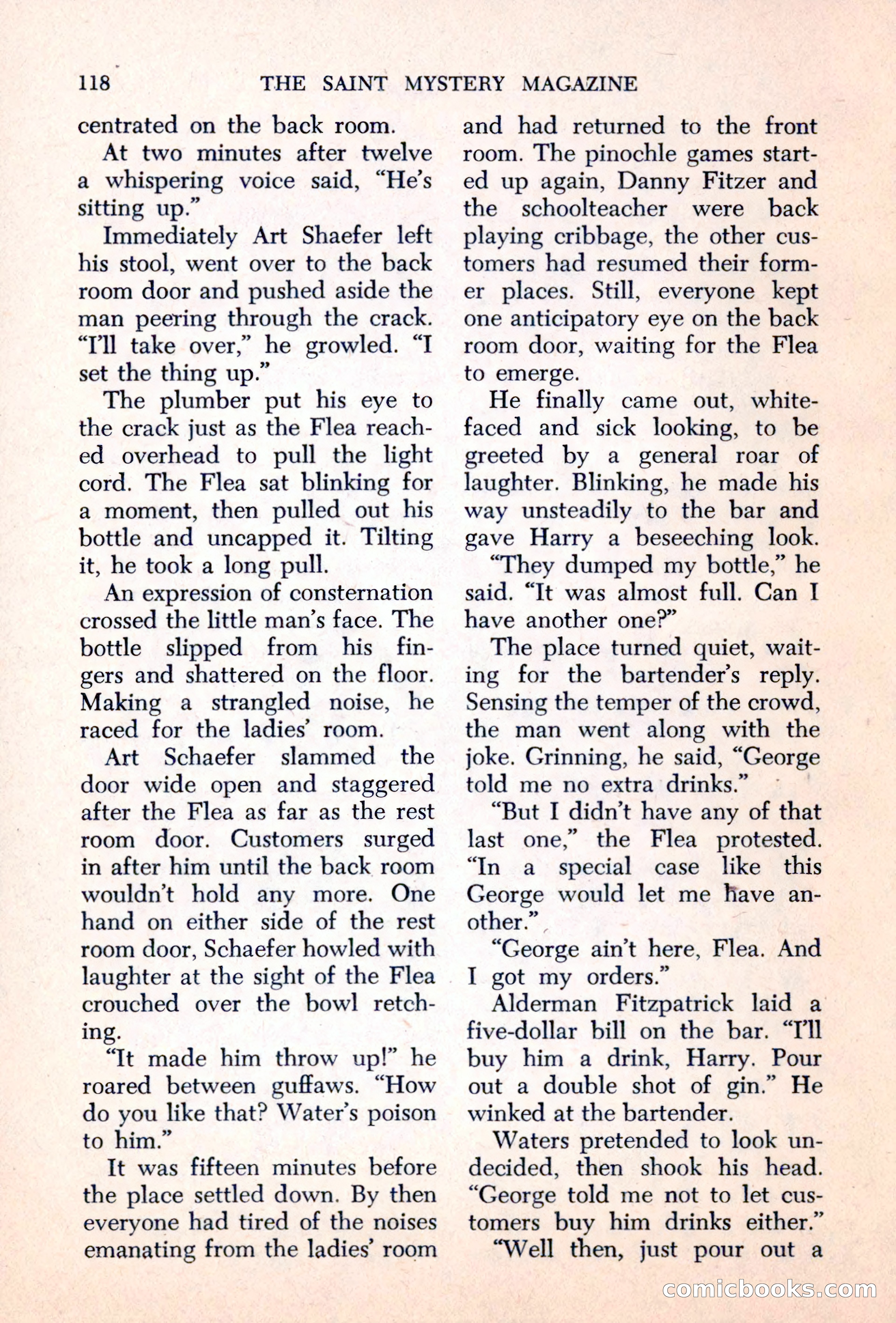 The Saint Mystery Magazine — page 120 of 132