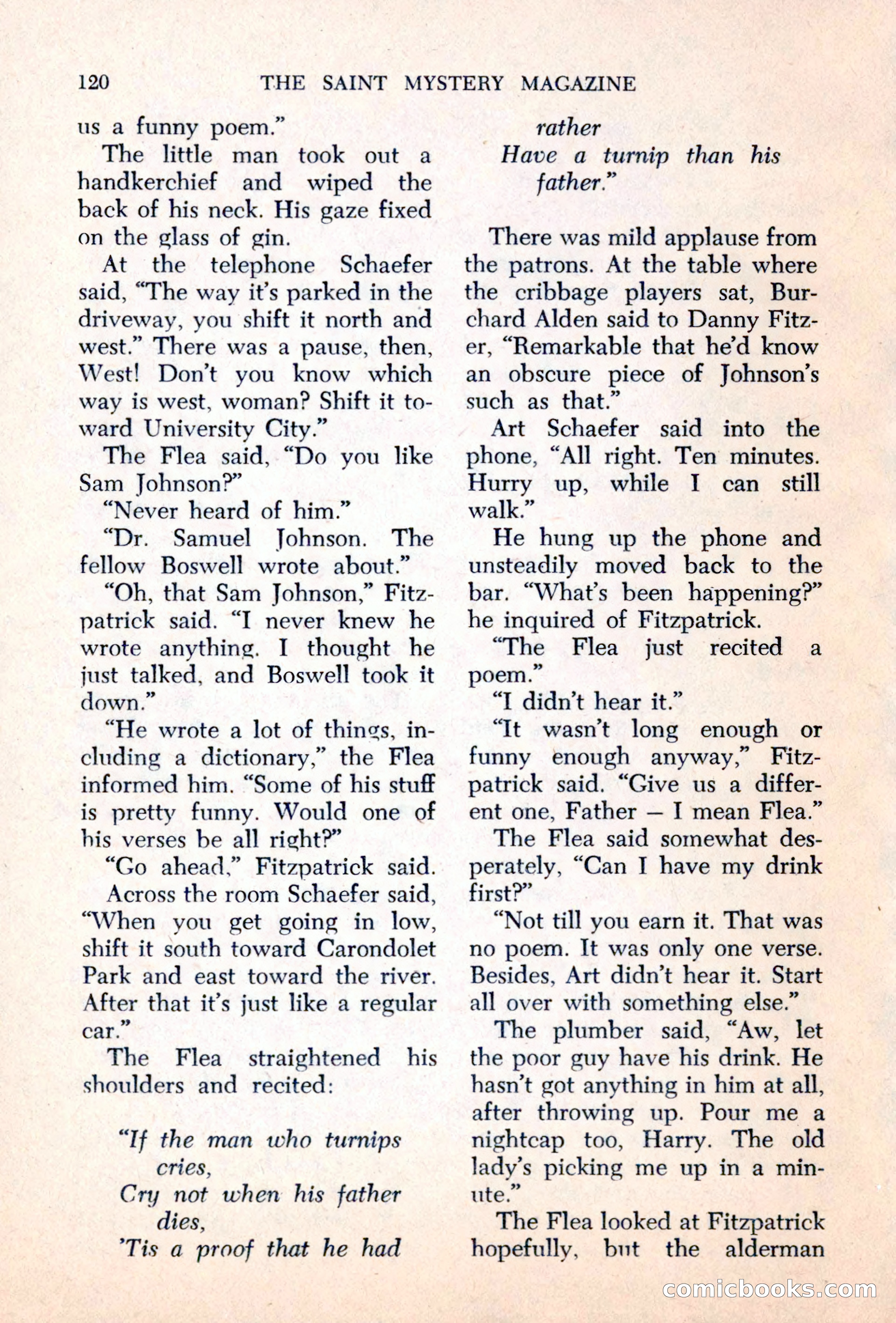 The Saint Mystery Magazine — page 122 of 132