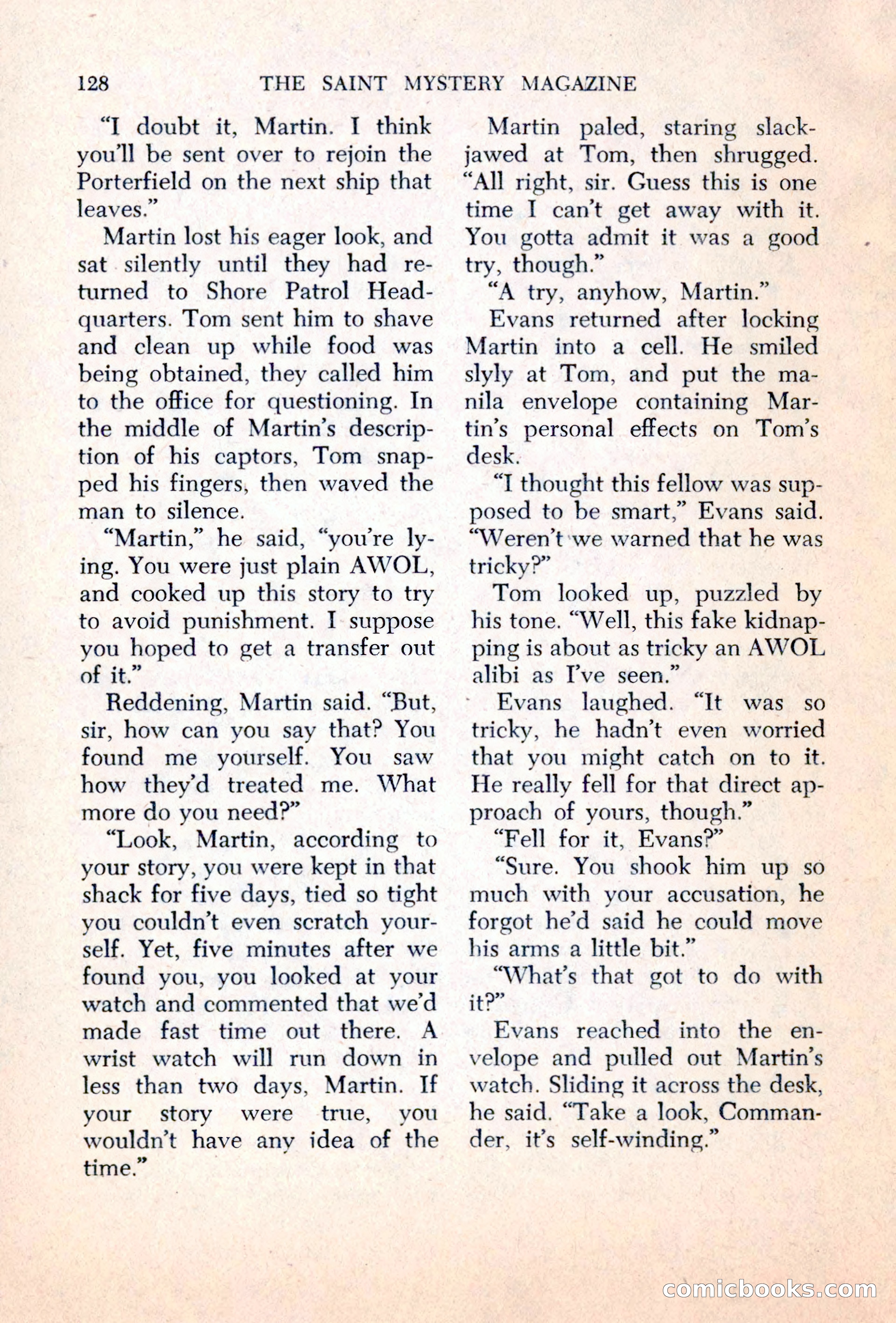 The Saint Mystery Magazine — page 130 of 132