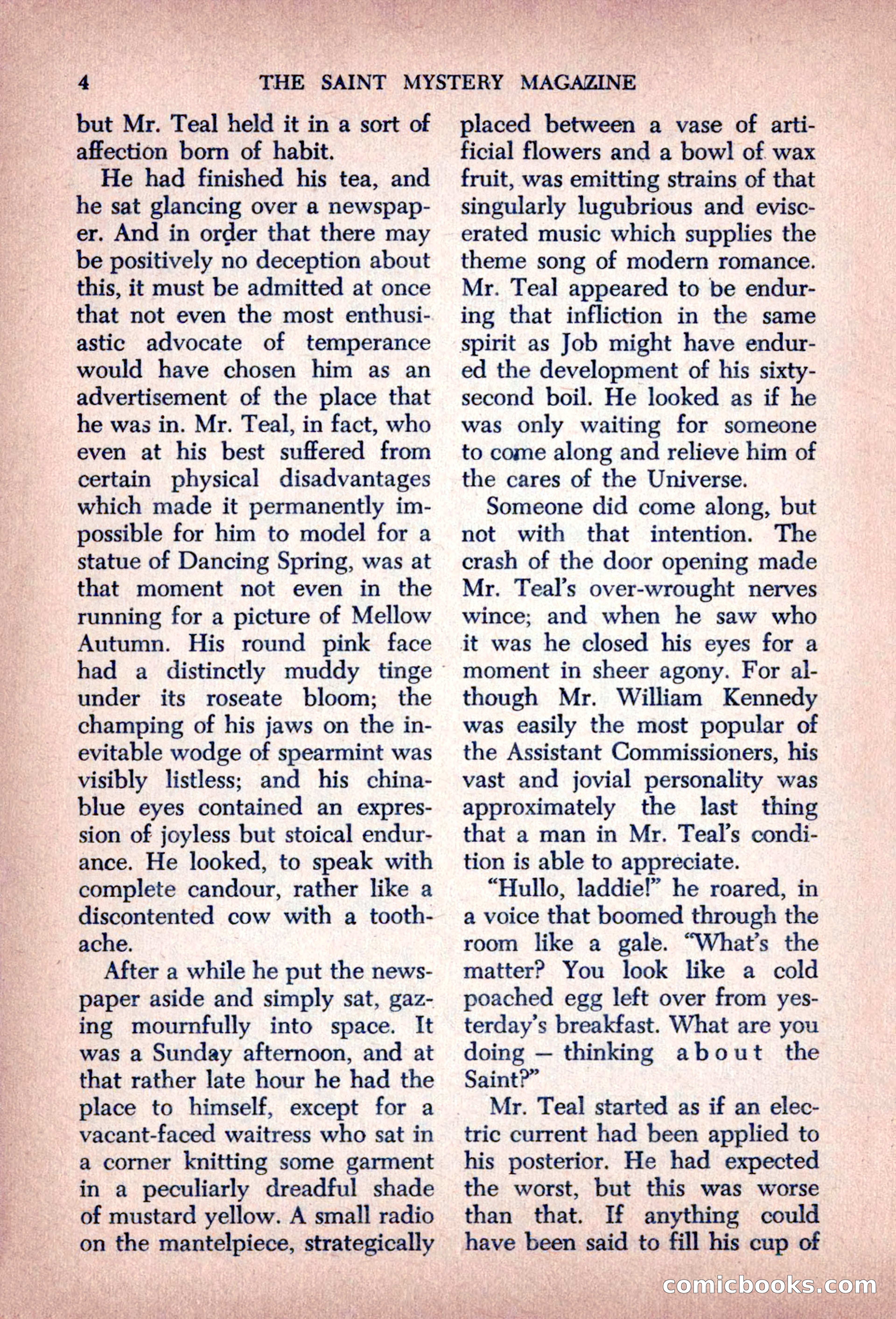 The Saint Mystery Magazine, August 1963 — page 6 of 132