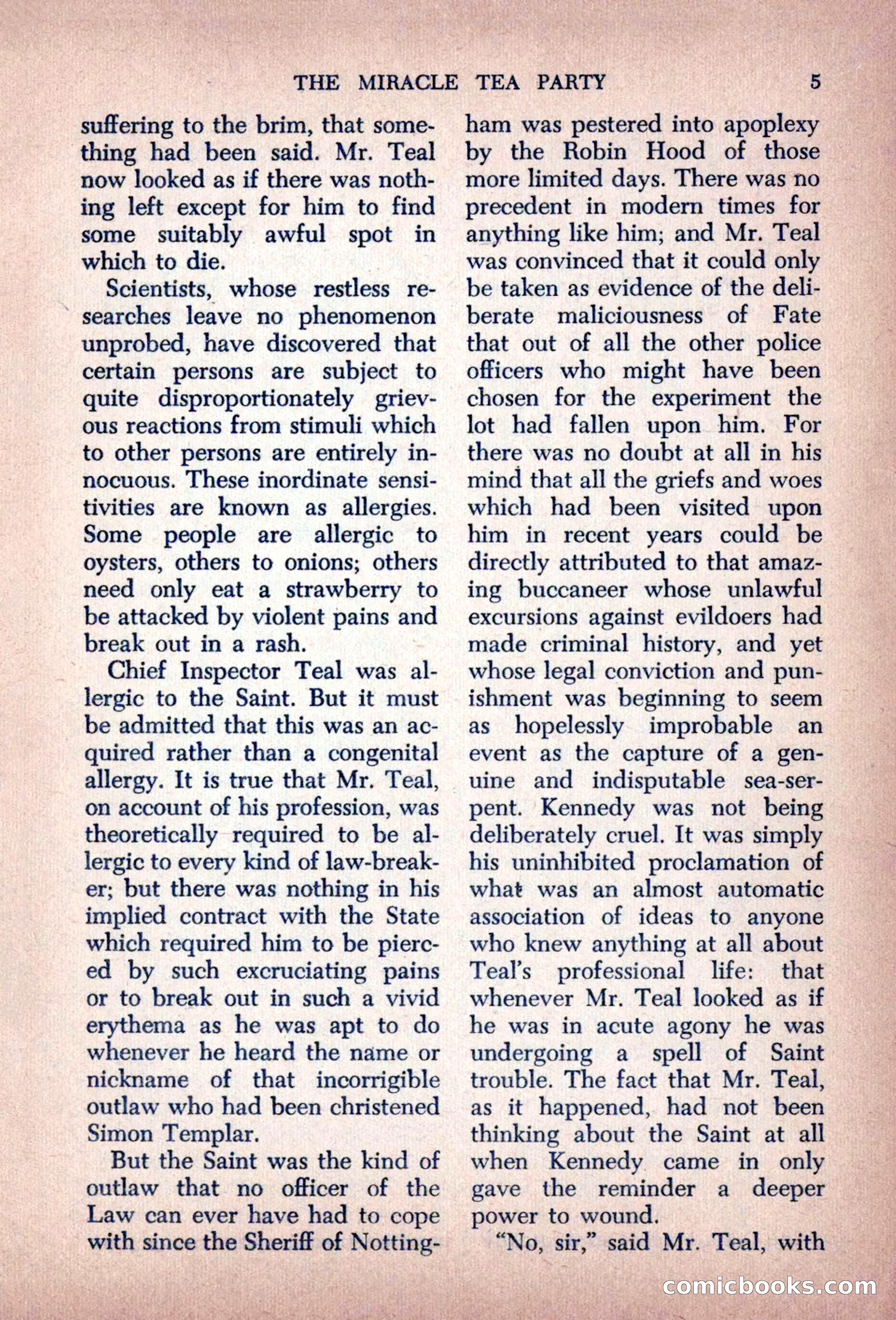 The Saint Mystery Magazine, August 1963 — page 7 of 132