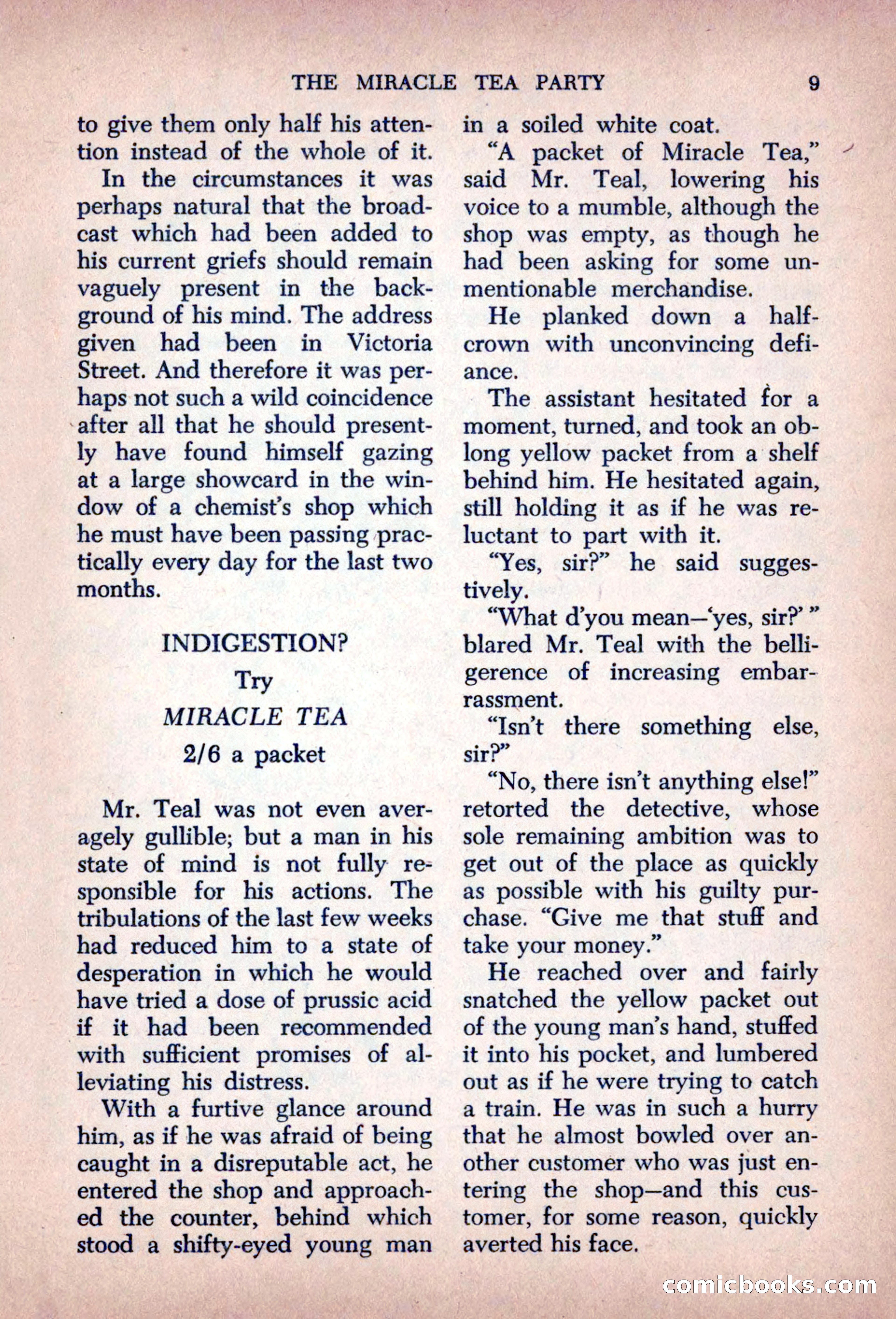 The Saint Mystery Magazine, August 1963 — page 11 of 132