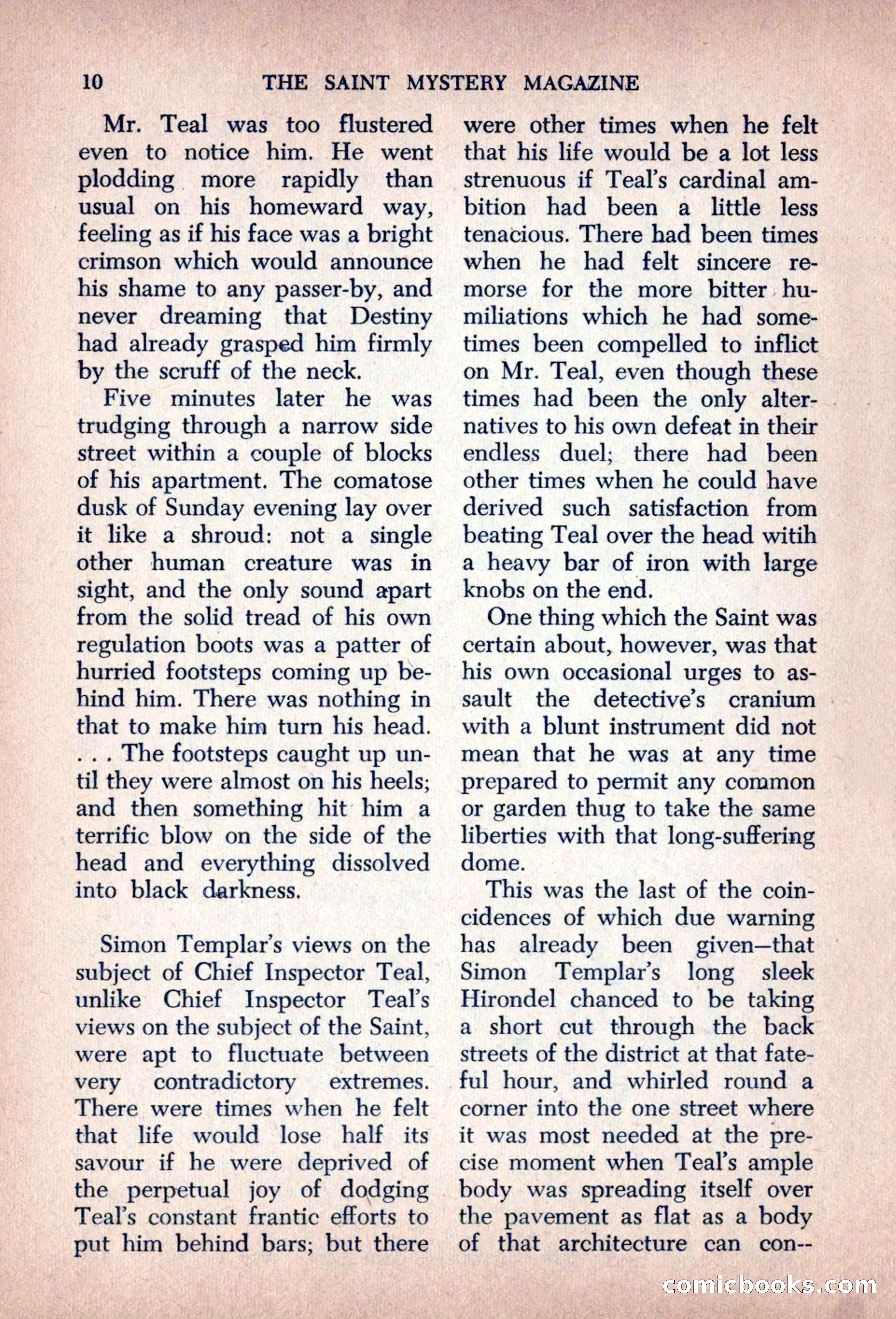 The Saint Mystery Magazine, August 1963 — page 12 of 132