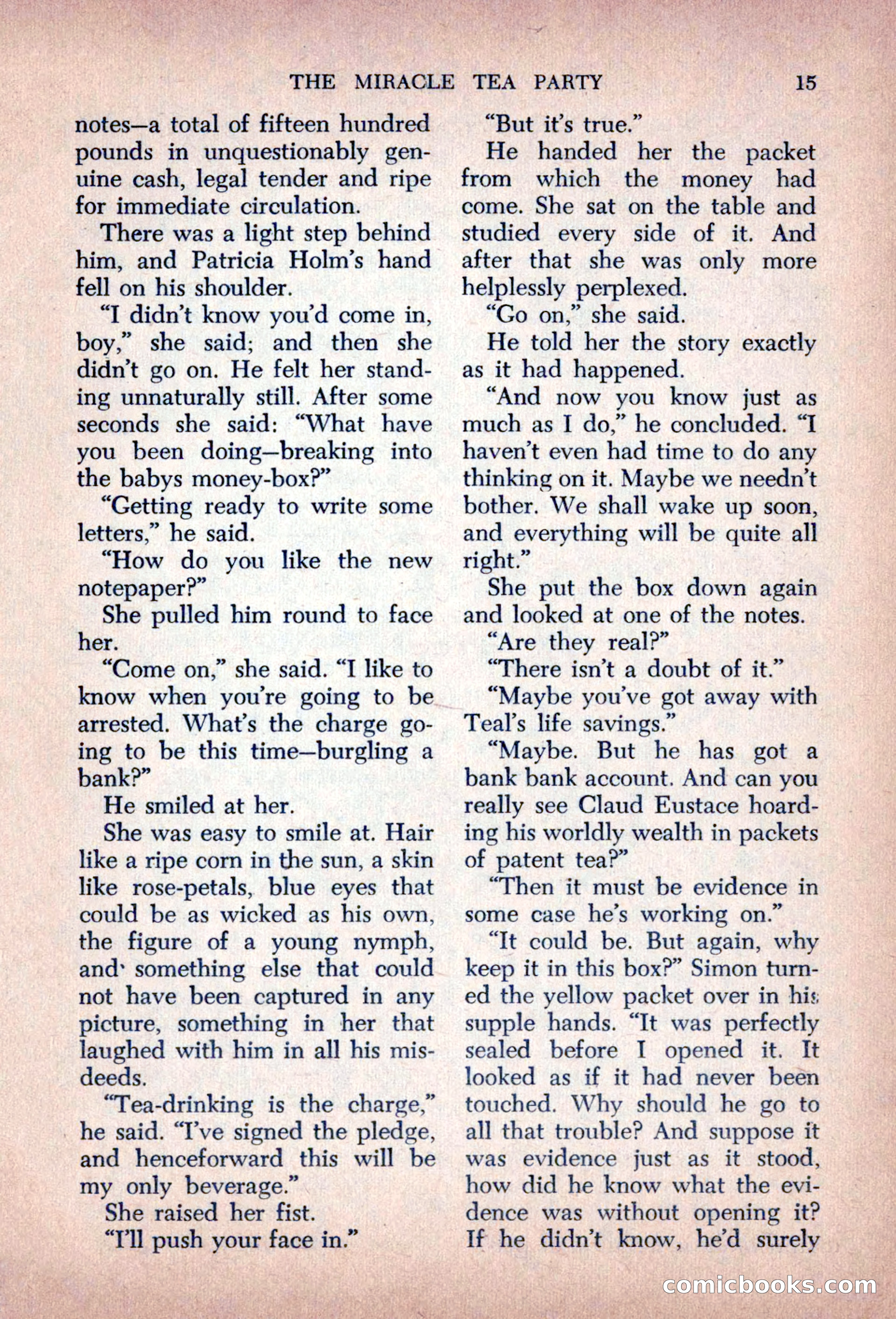 The Saint Mystery Magazine, August 1963 — page 17 of 132