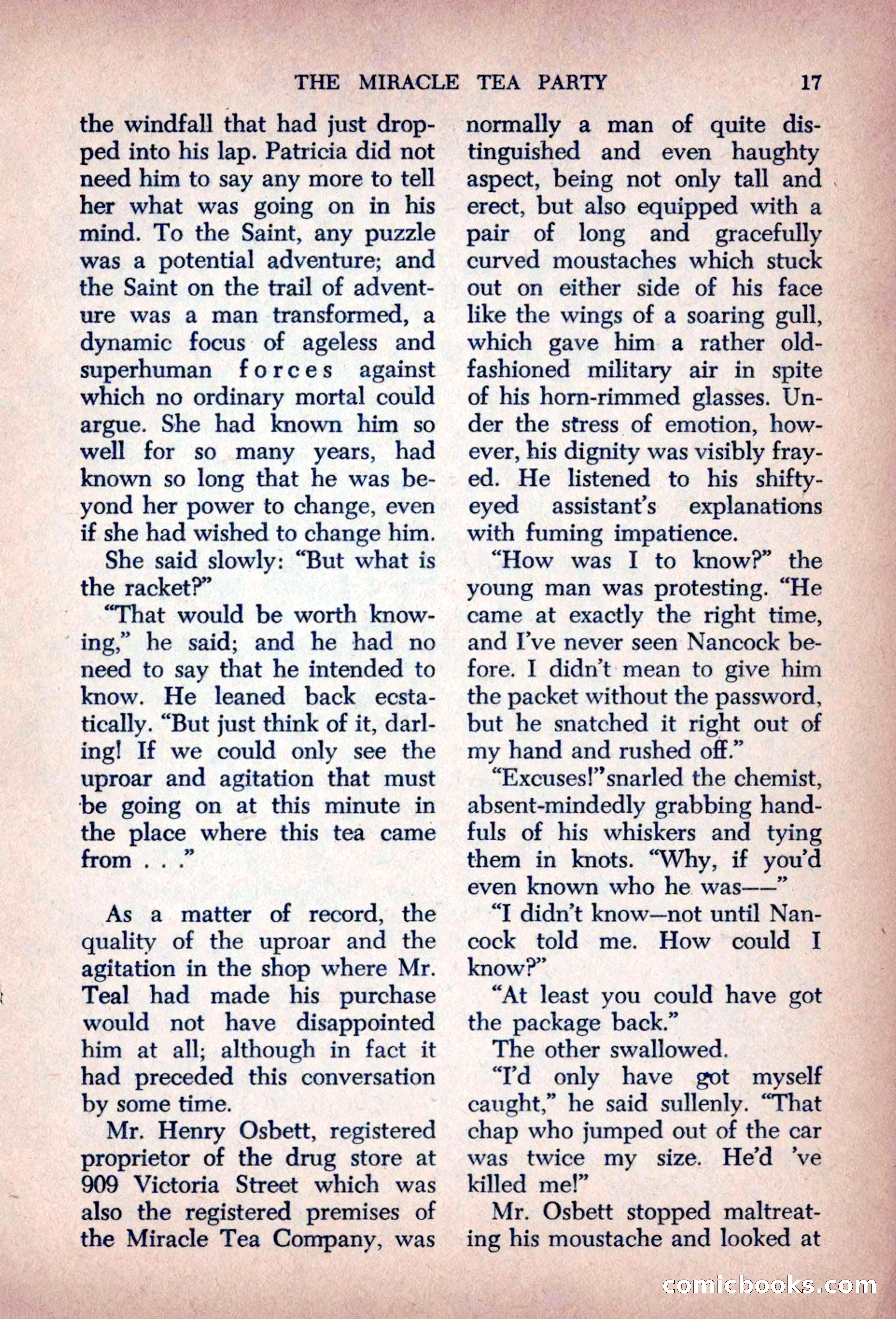 The Saint Mystery Magazine, August 1963 — page 19 of 132