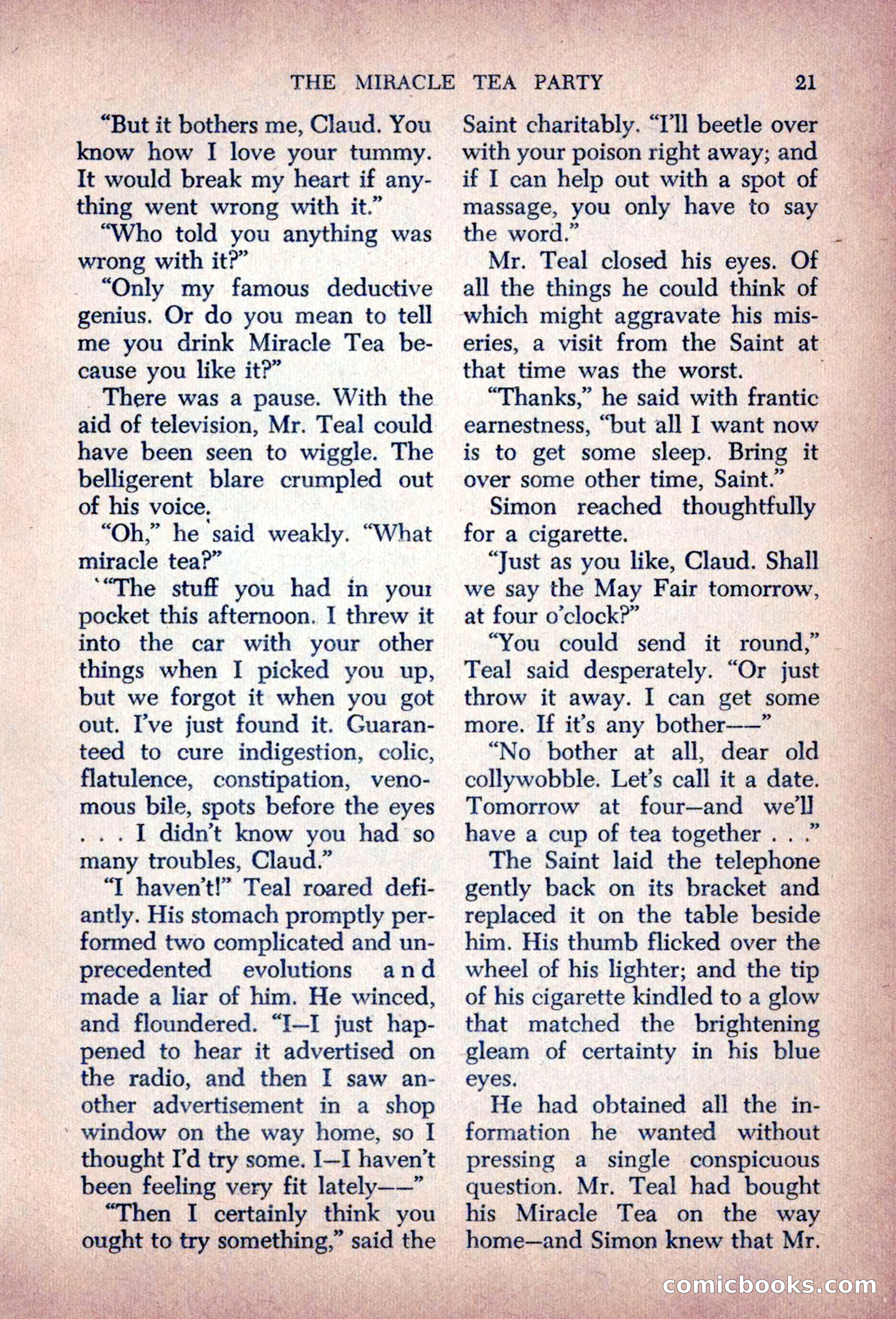 The Saint Mystery Magazine, August 1963 — page 23 of 132