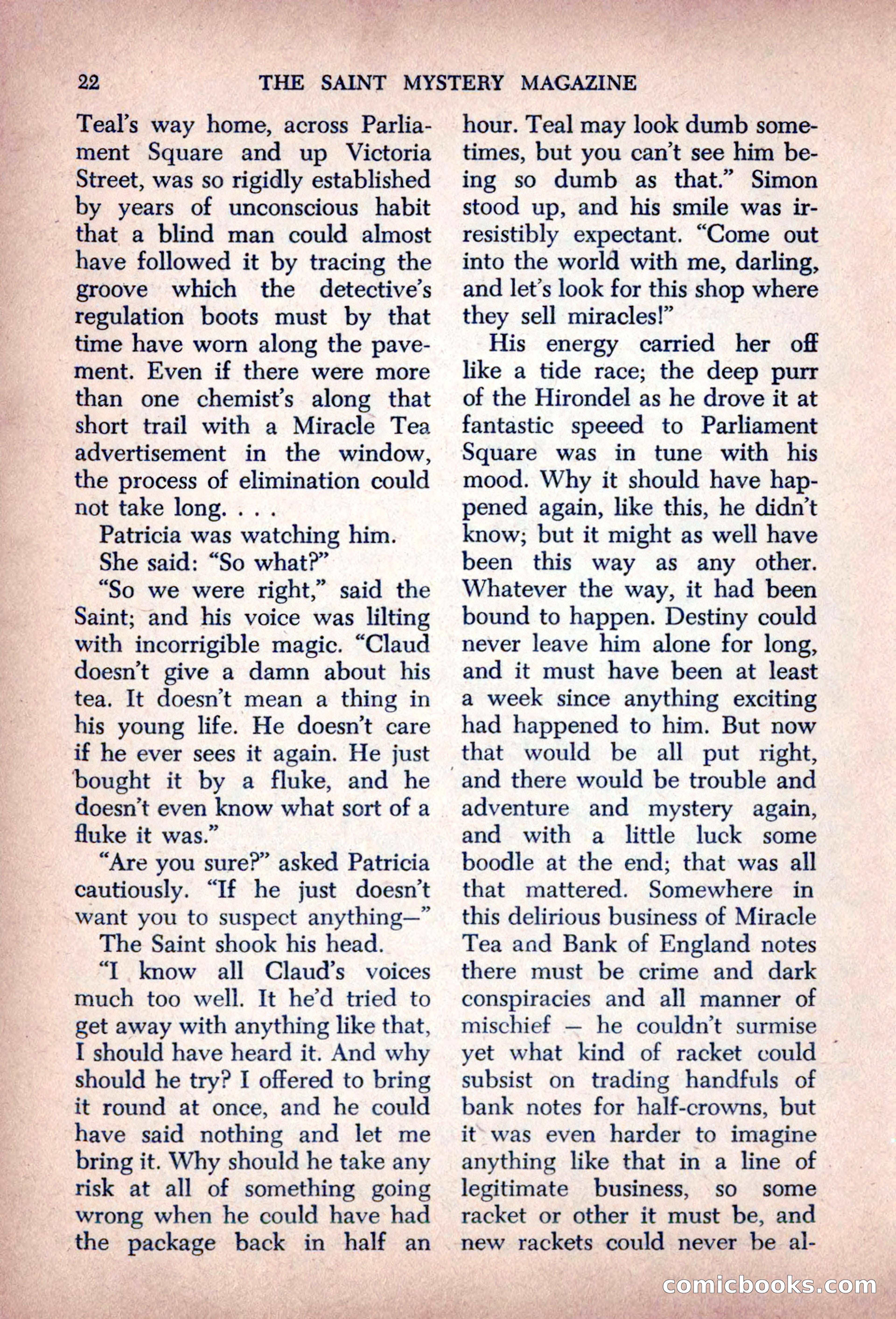 The Saint Mystery Magazine, August 1963 — page 24 of 132