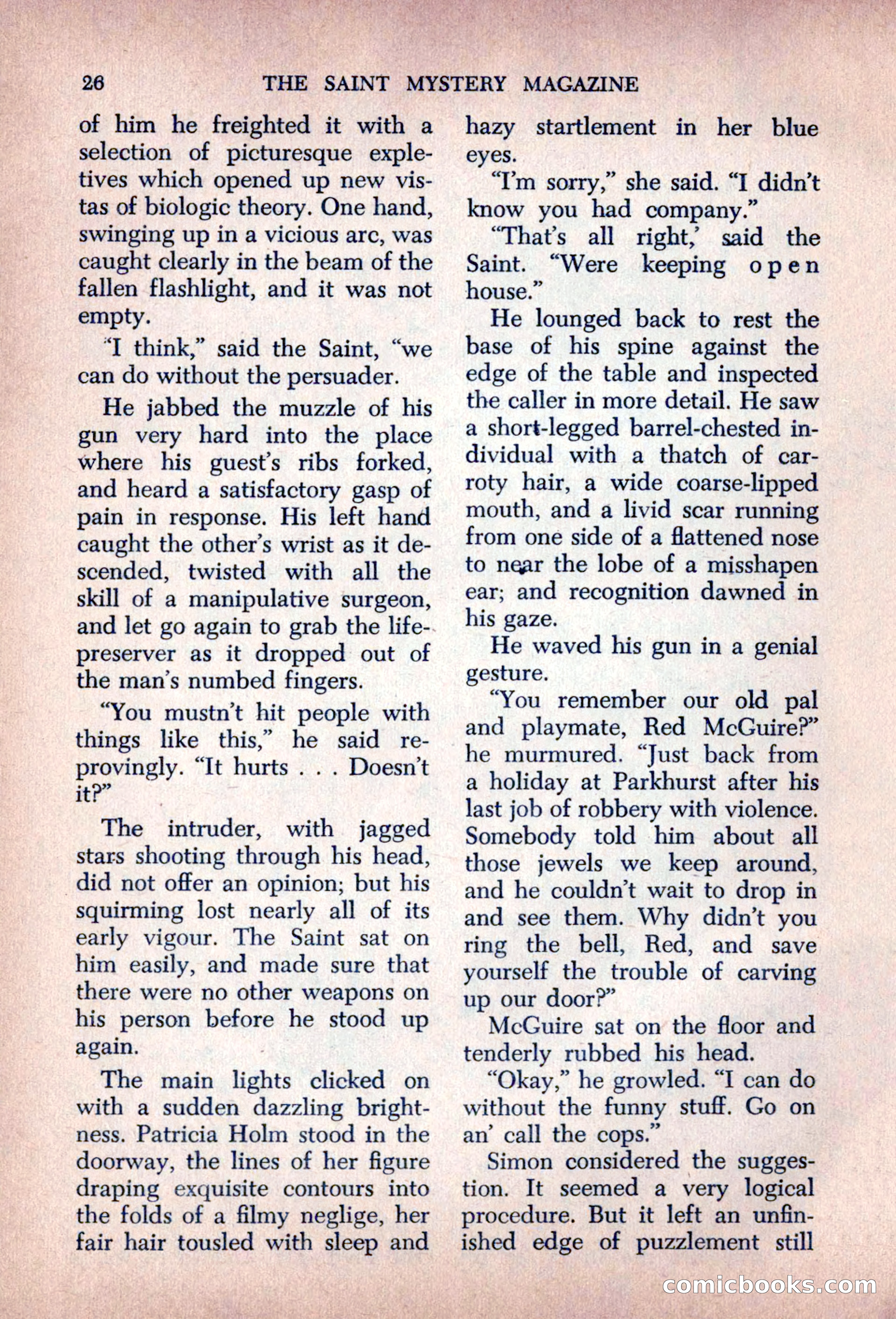 The Saint Mystery Magazine, August 1963 — page 28 of 132