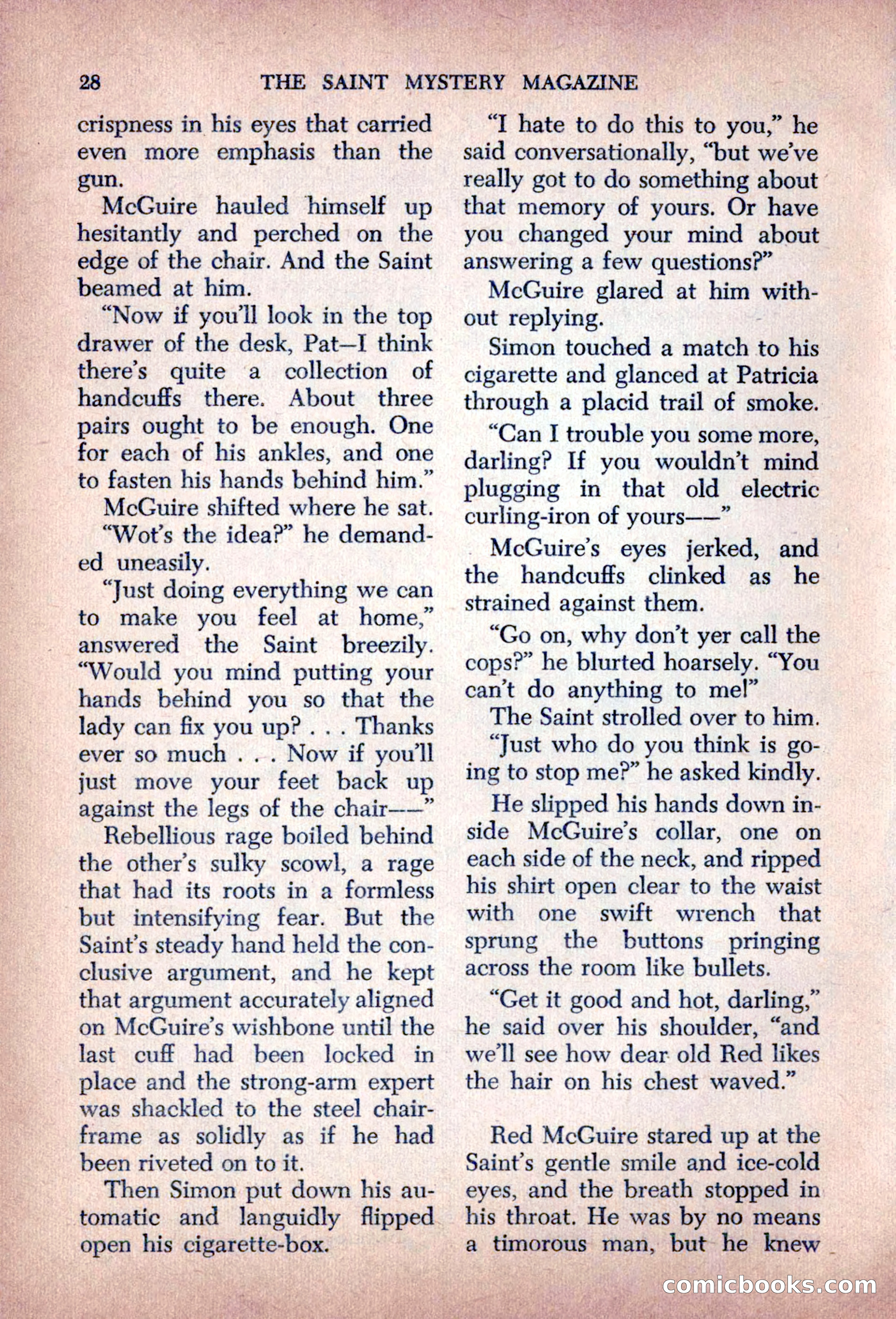 The Saint Mystery Magazine, August 1963 — page 30 of 132