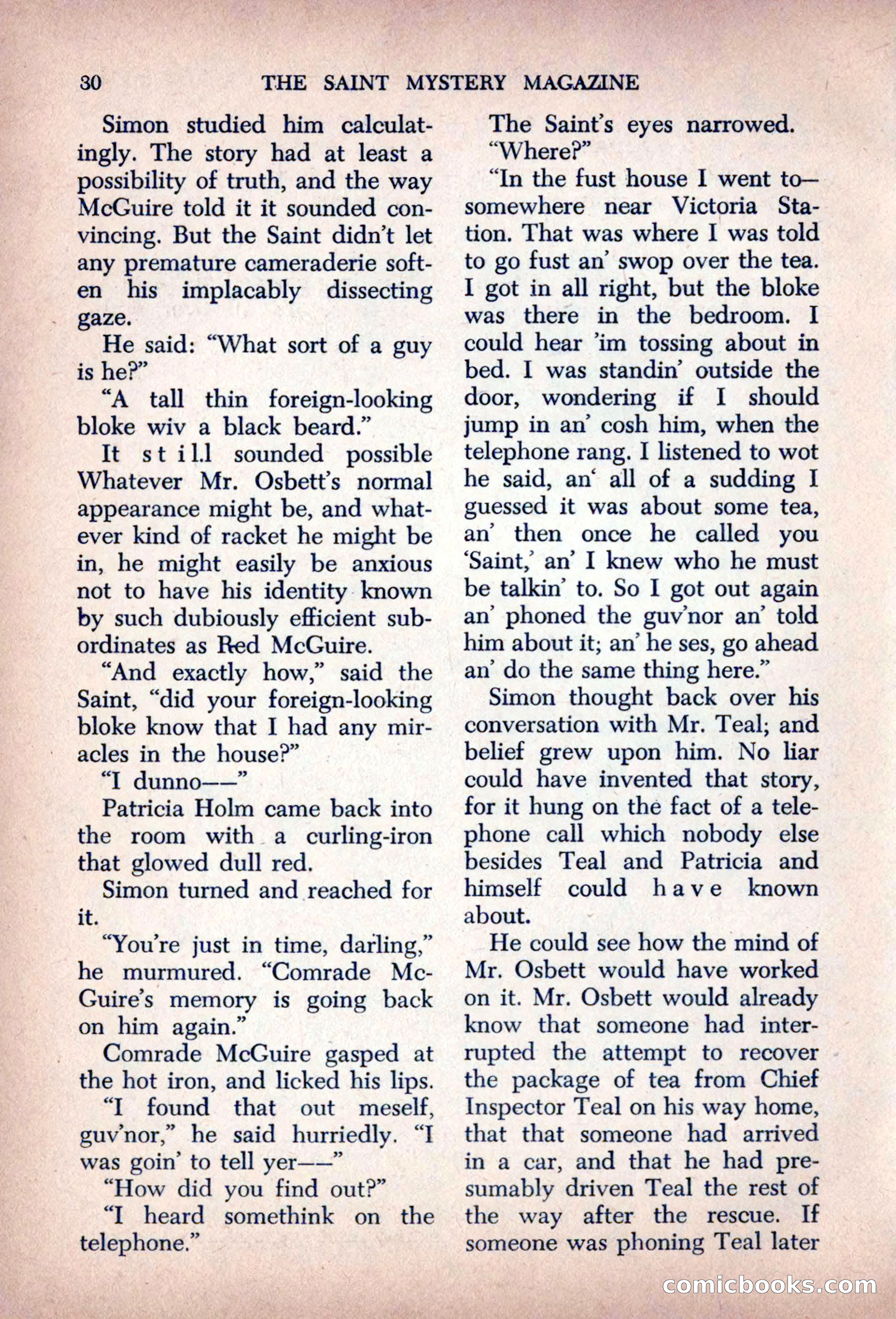 The Saint Mystery Magazine, August 1963 — page 32 of 132