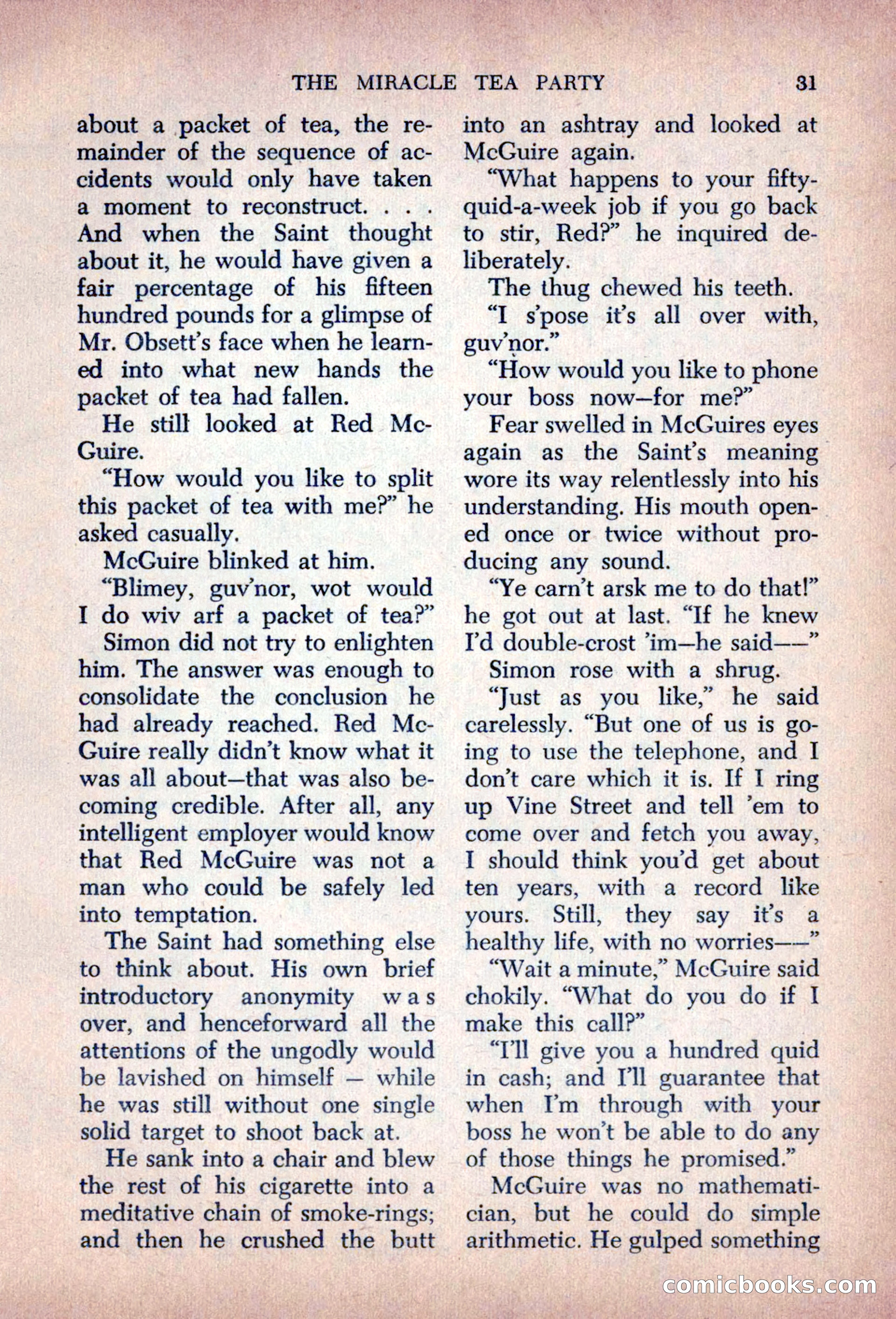 The Saint Mystery Magazine, August 1963 — page 33 of 132