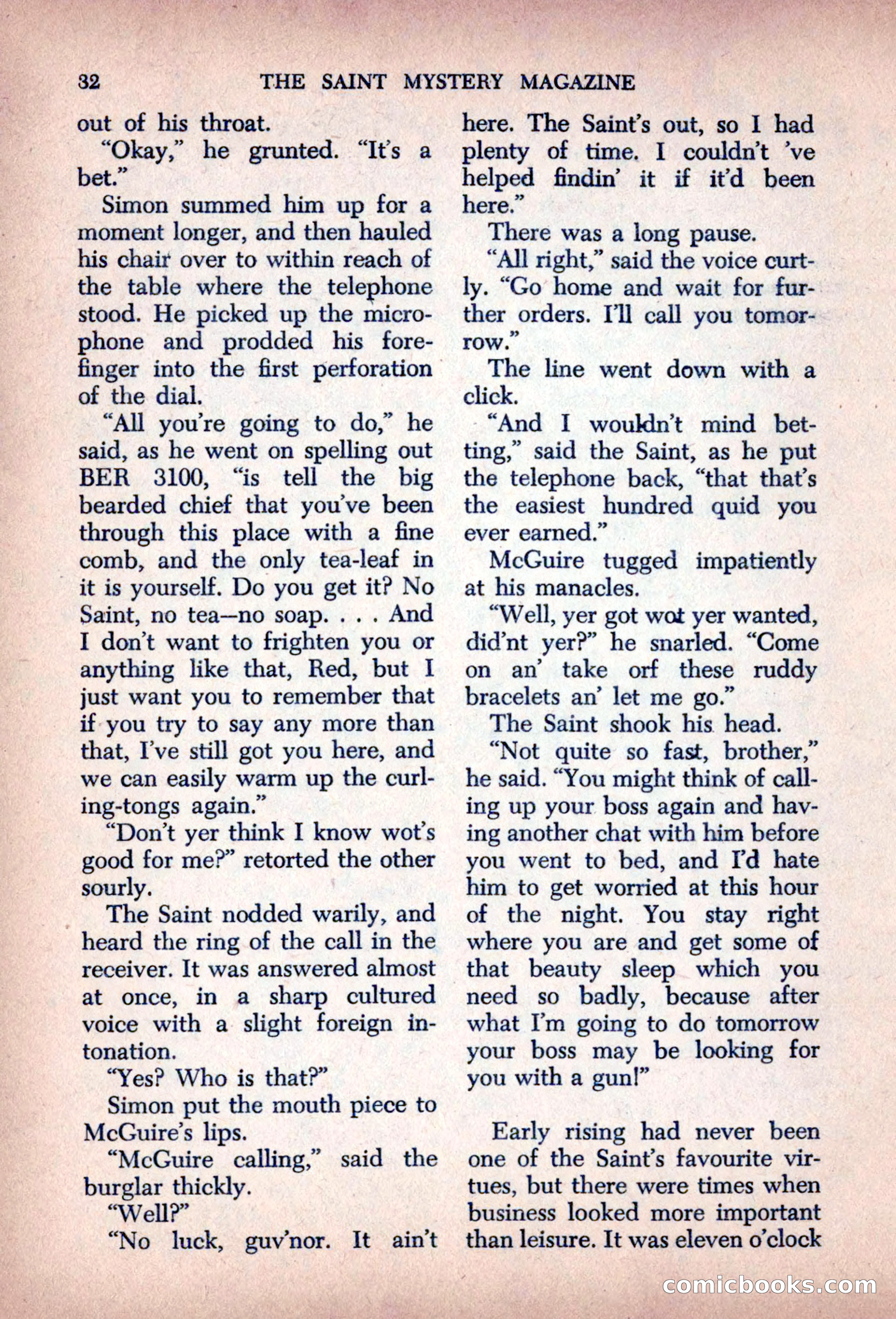 The Saint Mystery Magazine, August 1963 — page 34 of 132