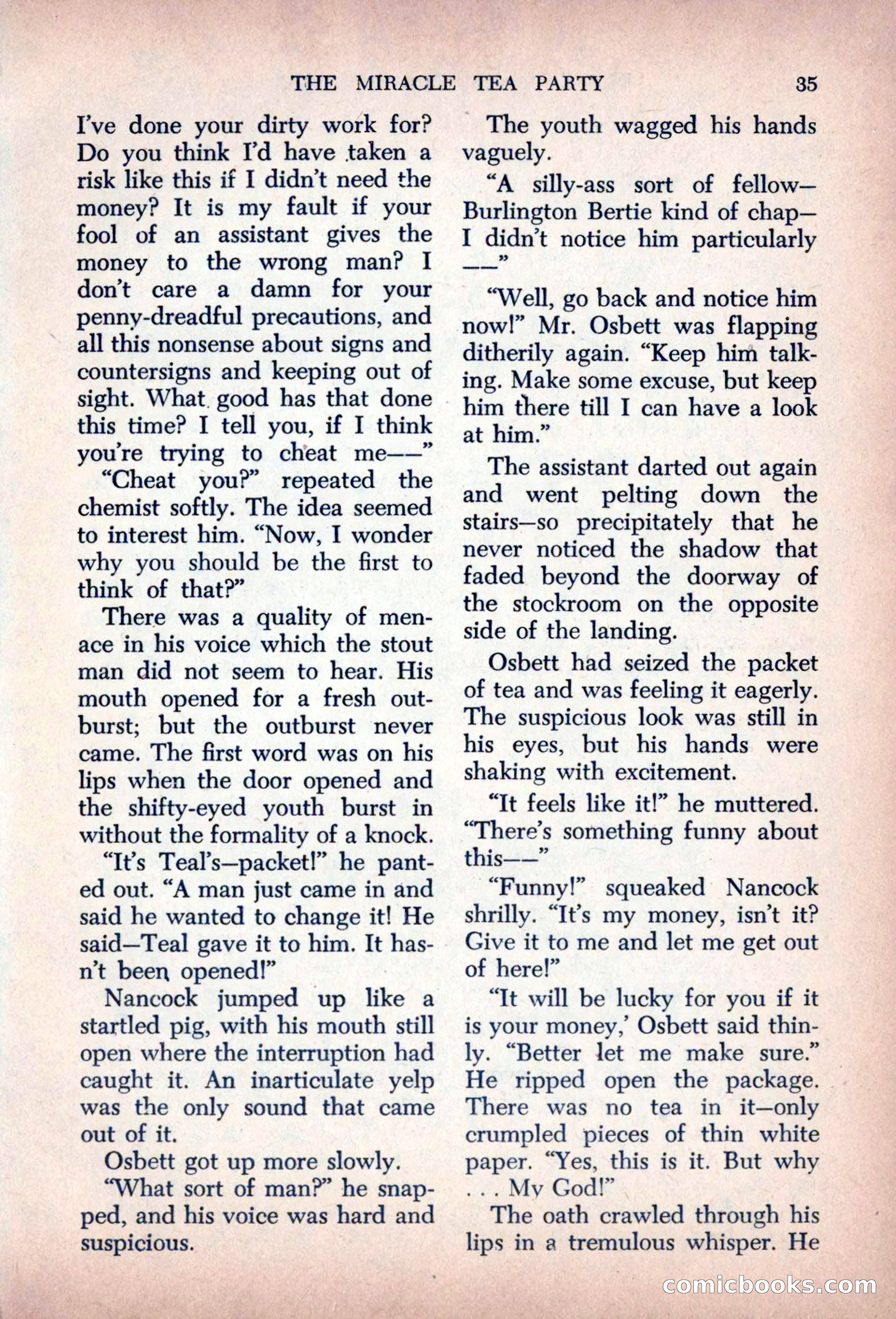 The Saint Mystery Magazine, August 1963 — page 37 of 132