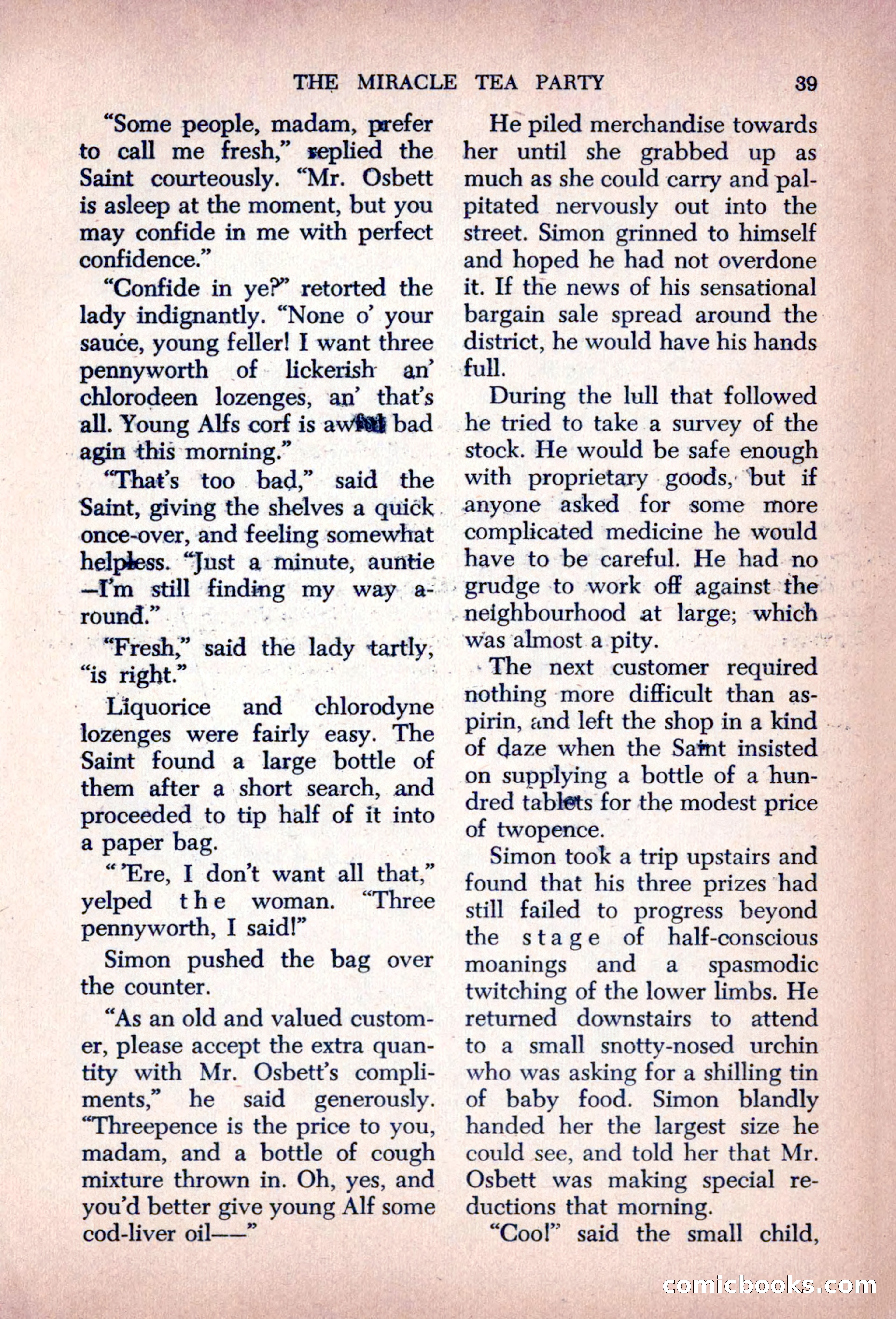 The Saint Mystery Magazine, August 1963 — page 41 of 132