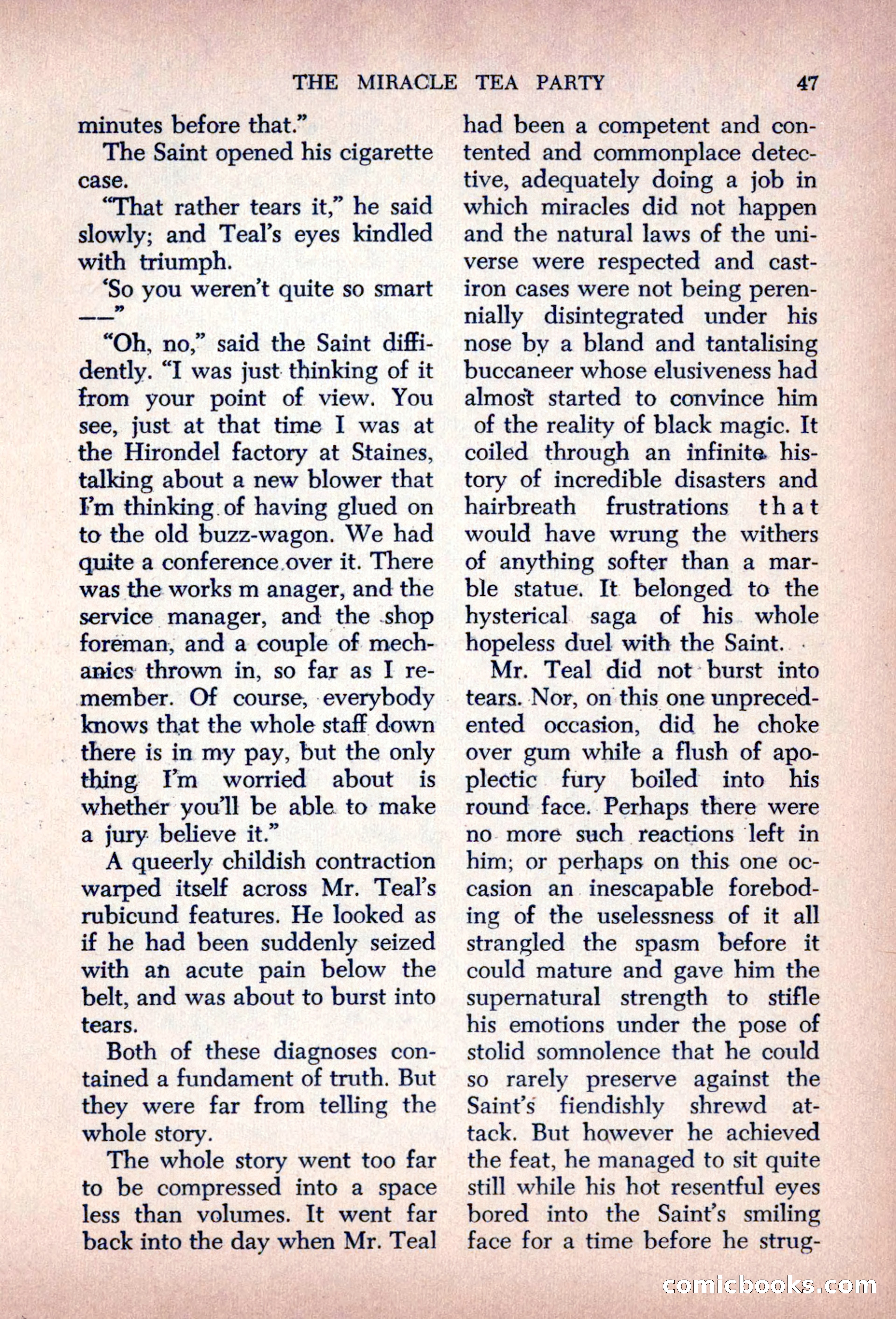 The Saint Mystery Magazine, August 1963 — page 49 of 132