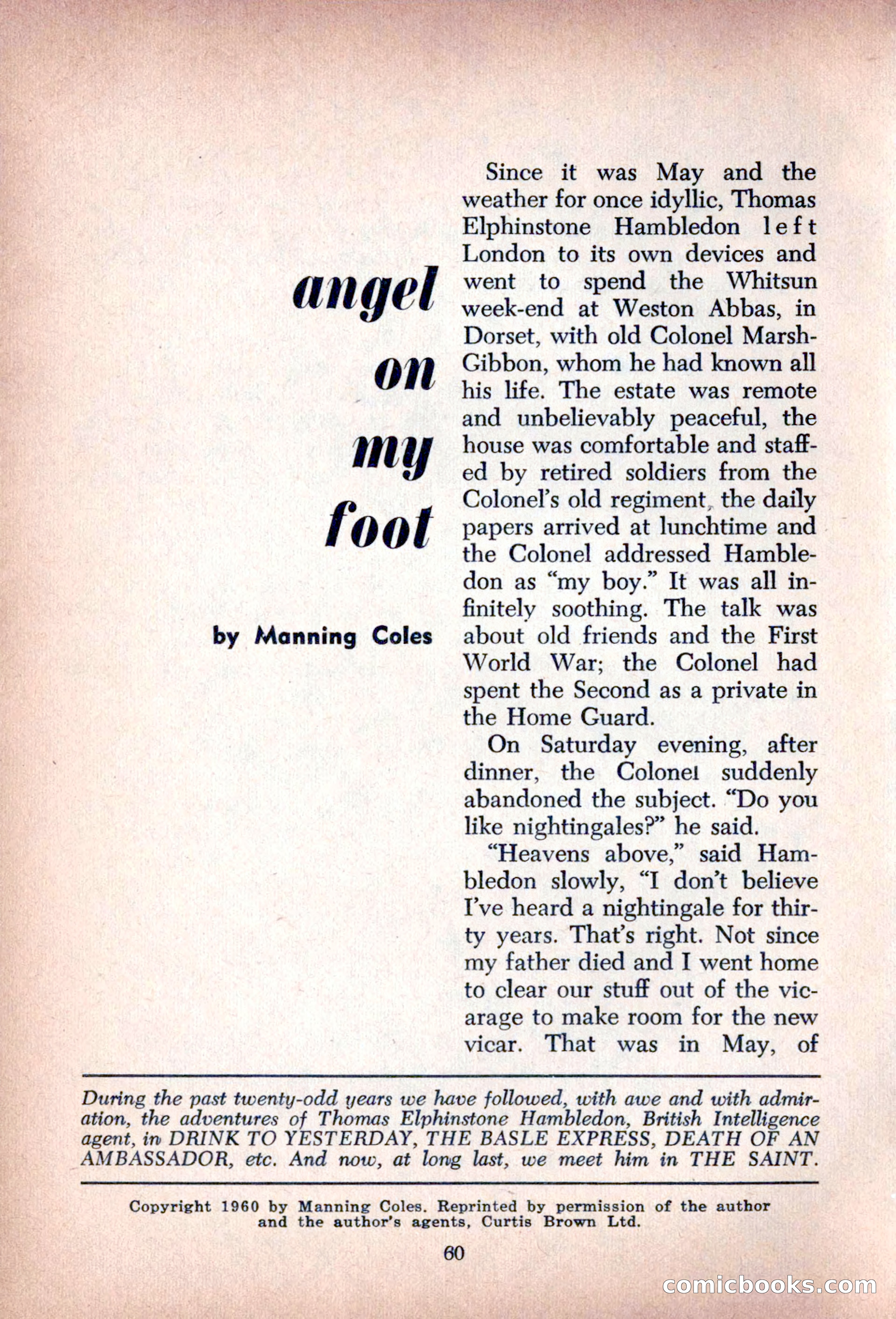 The Saint Mystery Magazine, August 1963 — page 62 of 132