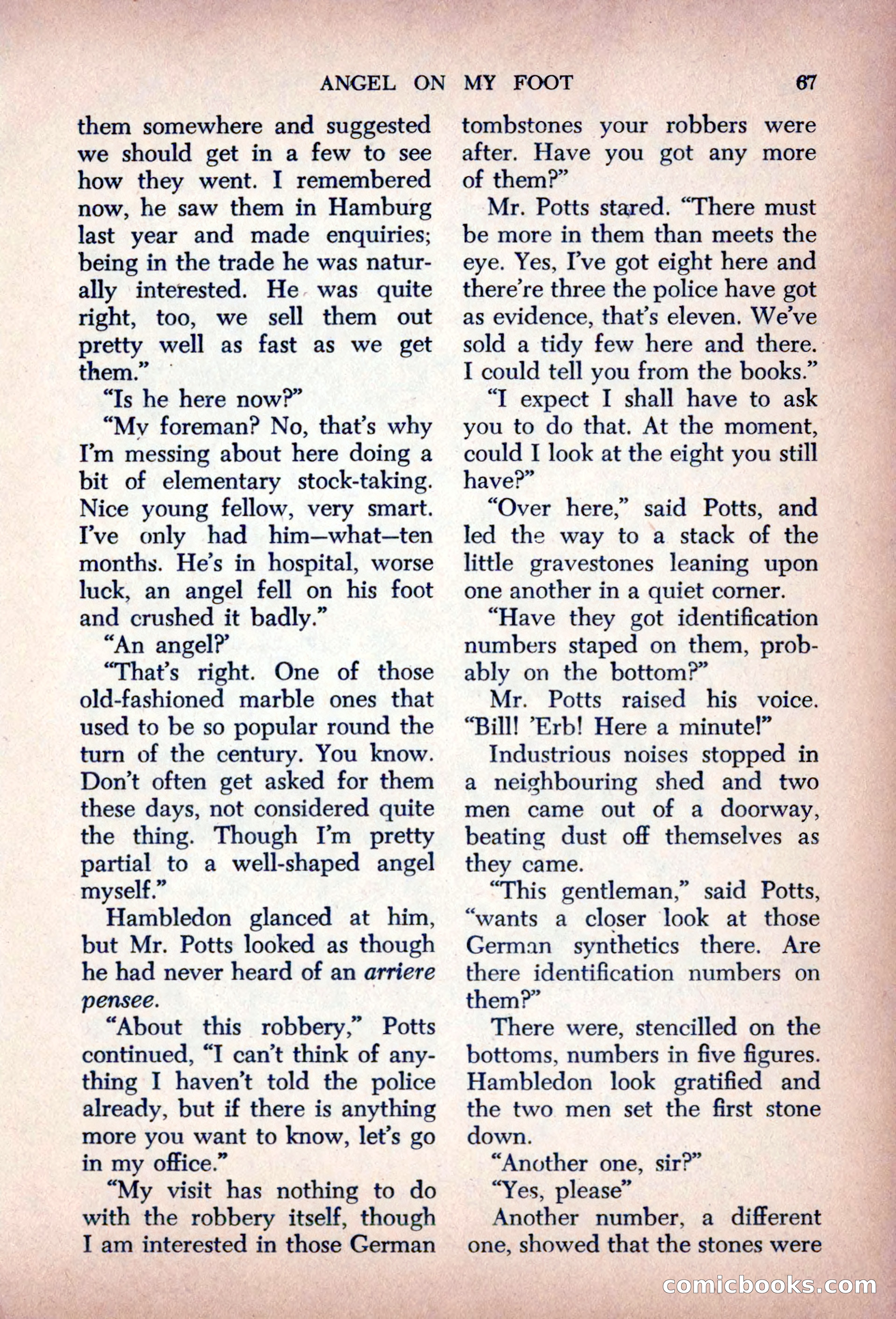 The Saint Mystery Magazine, August 1963 — page 69 of 132