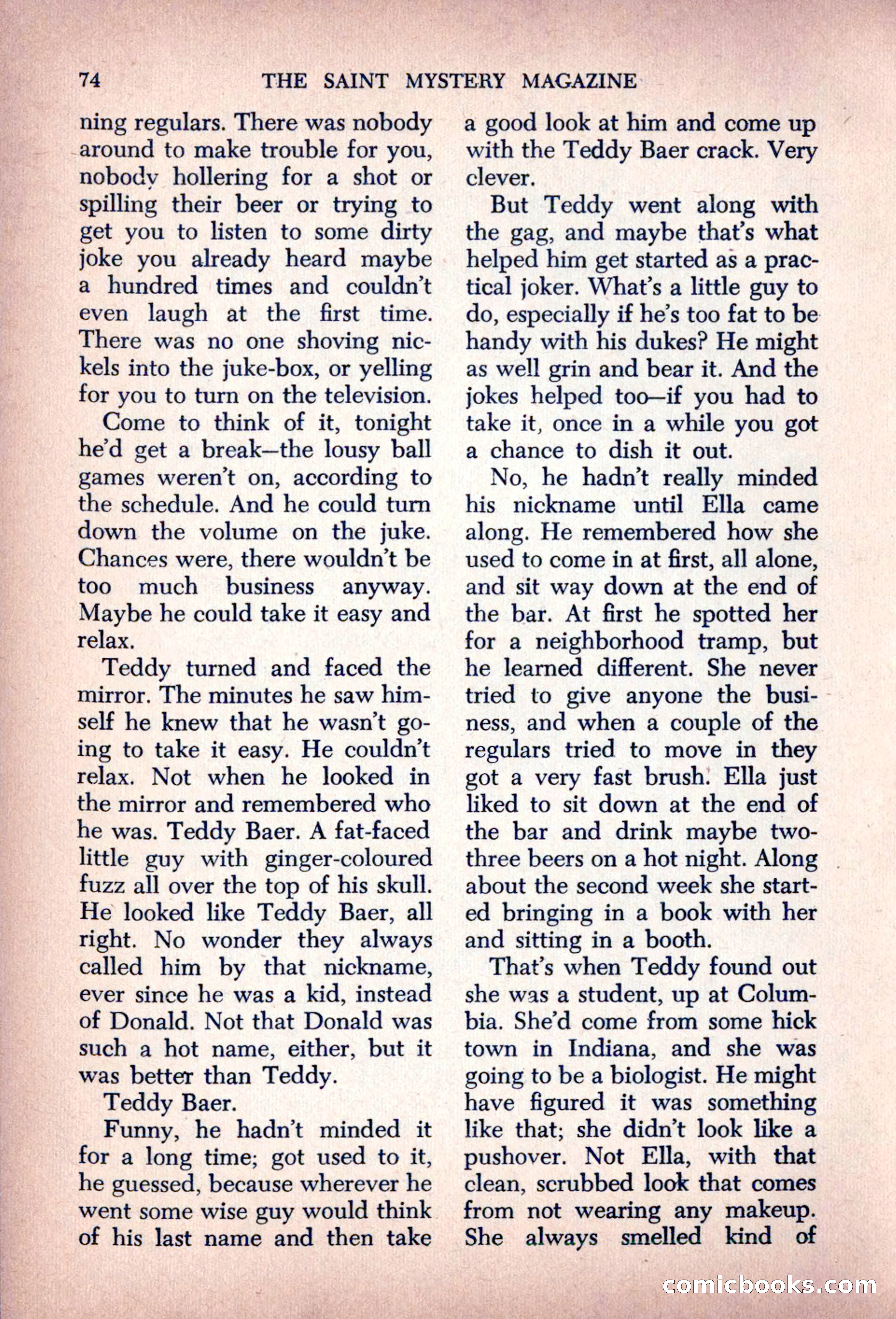The Saint Mystery Magazine, August 1963 — page 76 of 132