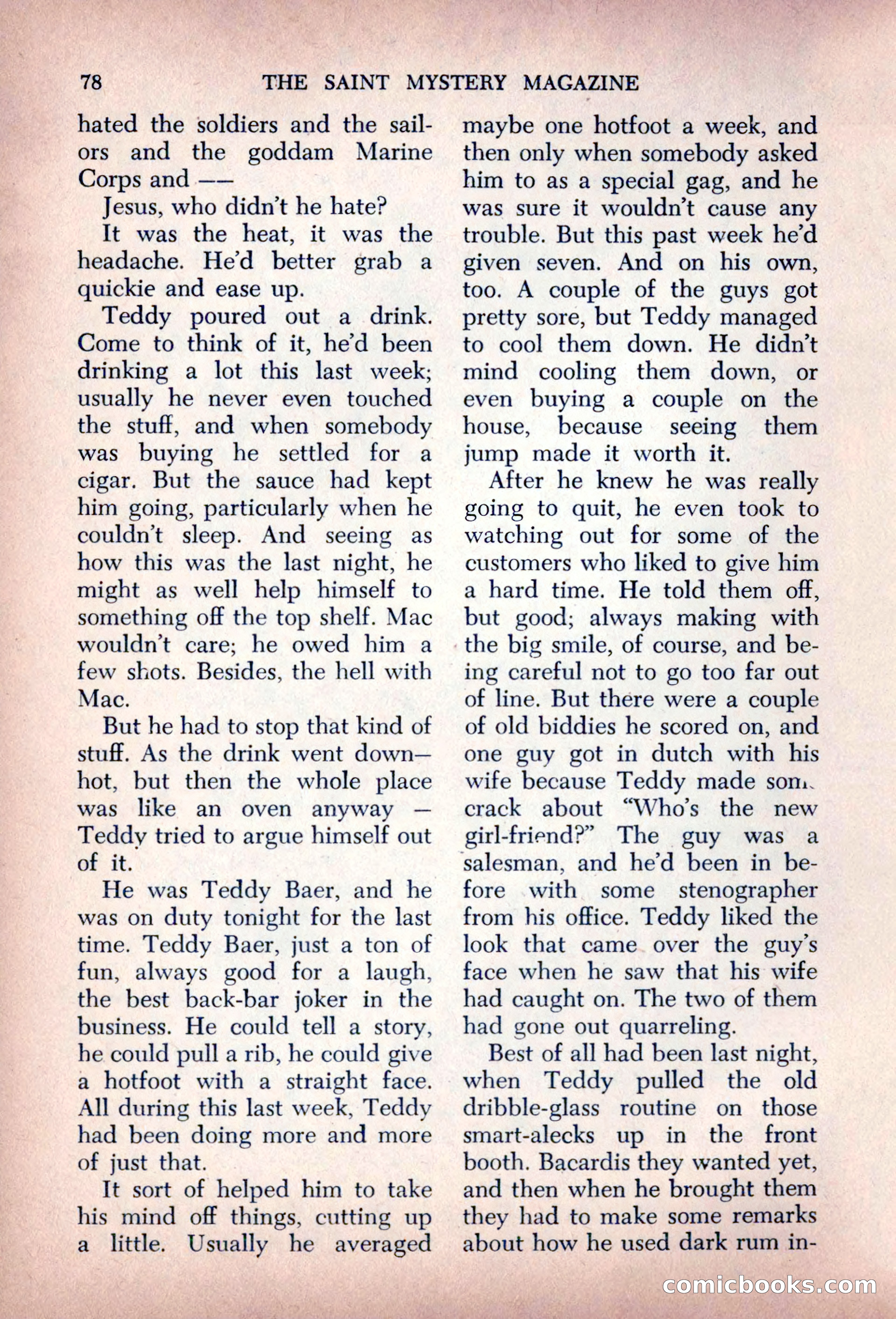 The Saint Mystery Magazine, August 1963 — page 80 of 132