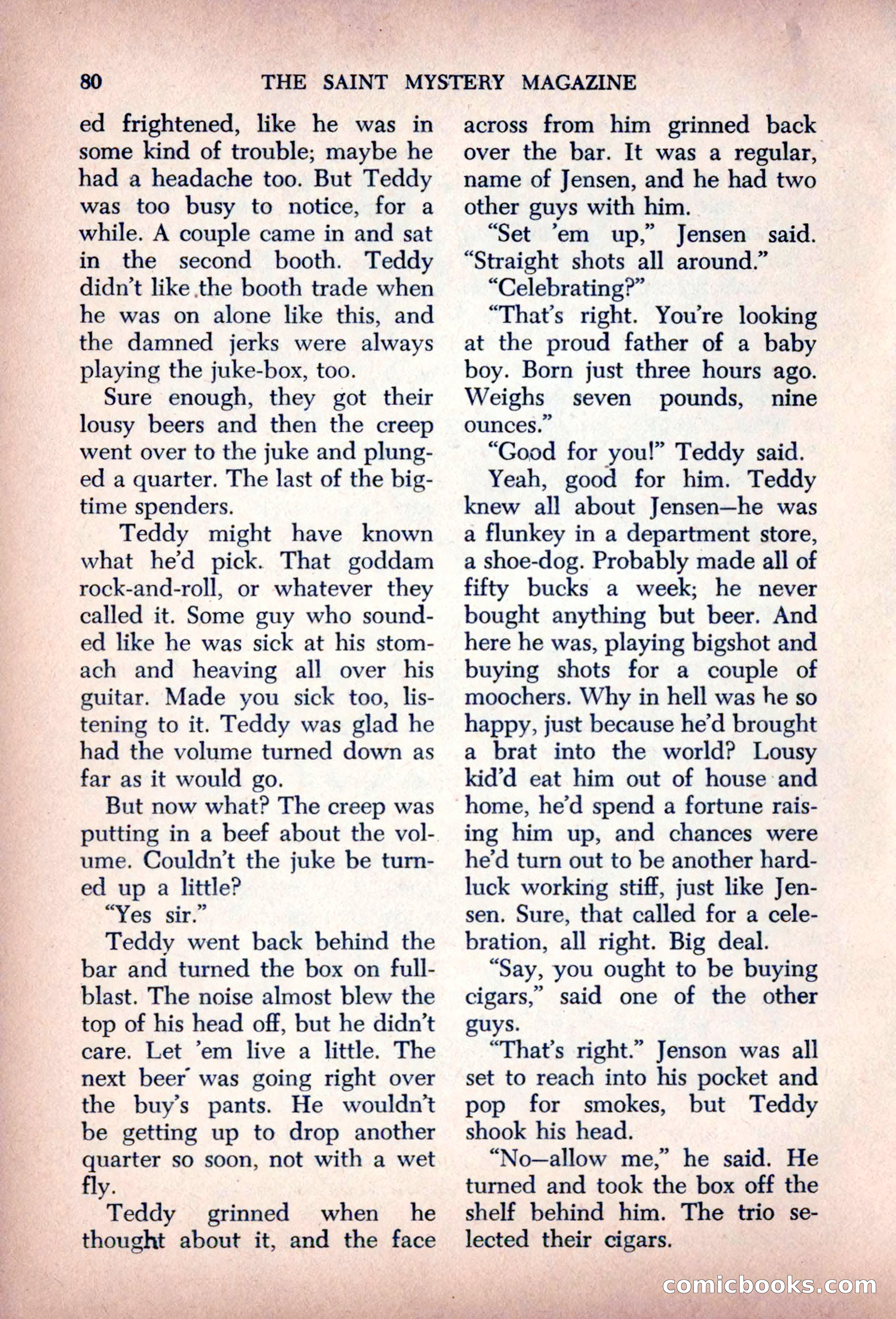 The Saint Mystery Magazine, August 1963 — page 82 of 132