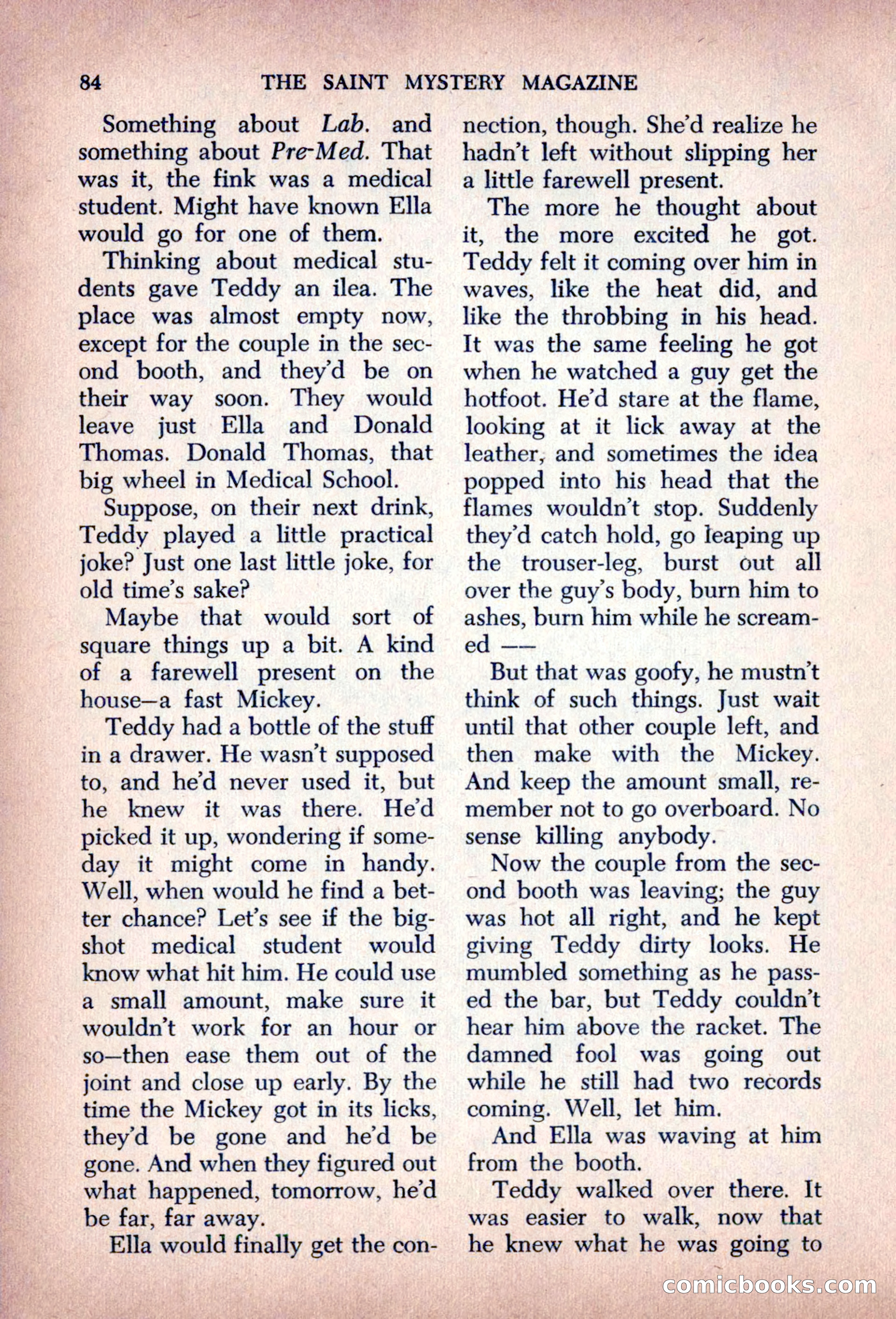 The Saint Mystery Magazine, August 1963 — page 86 of 132