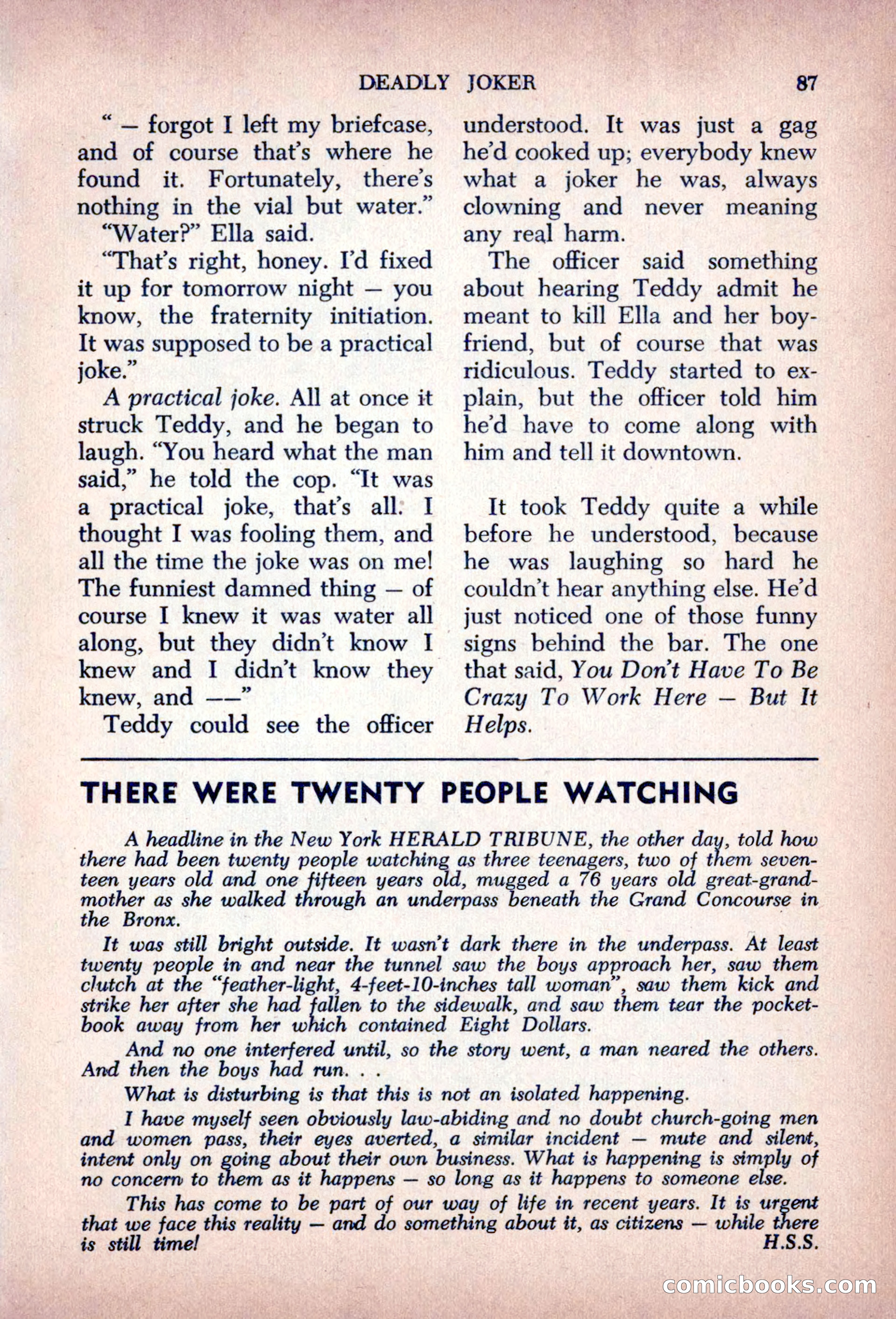 The Saint Mystery Magazine, August 1963 — page 89 of 132