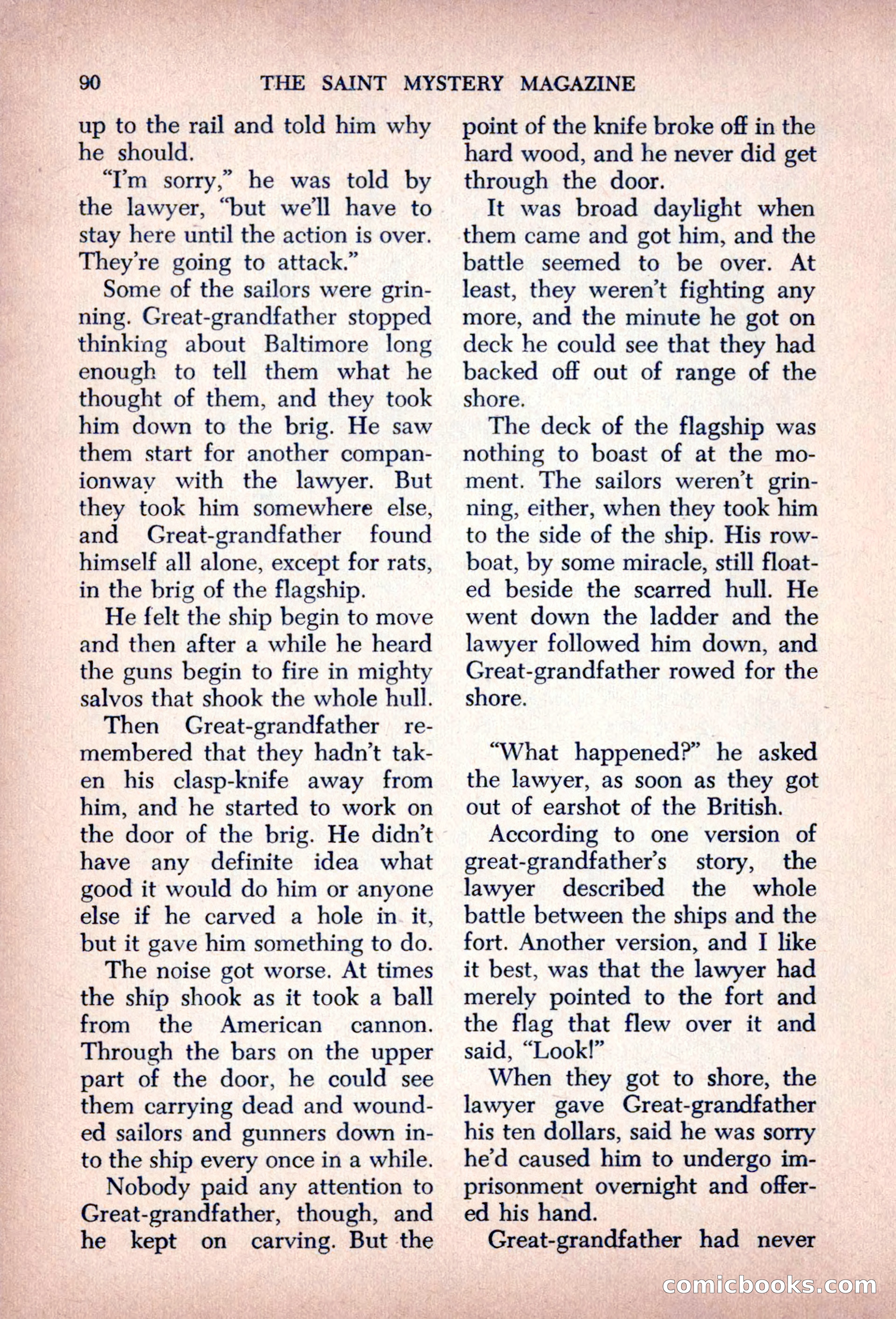 The Saint Mystery Magazine, August 1963 — page 92 of 132