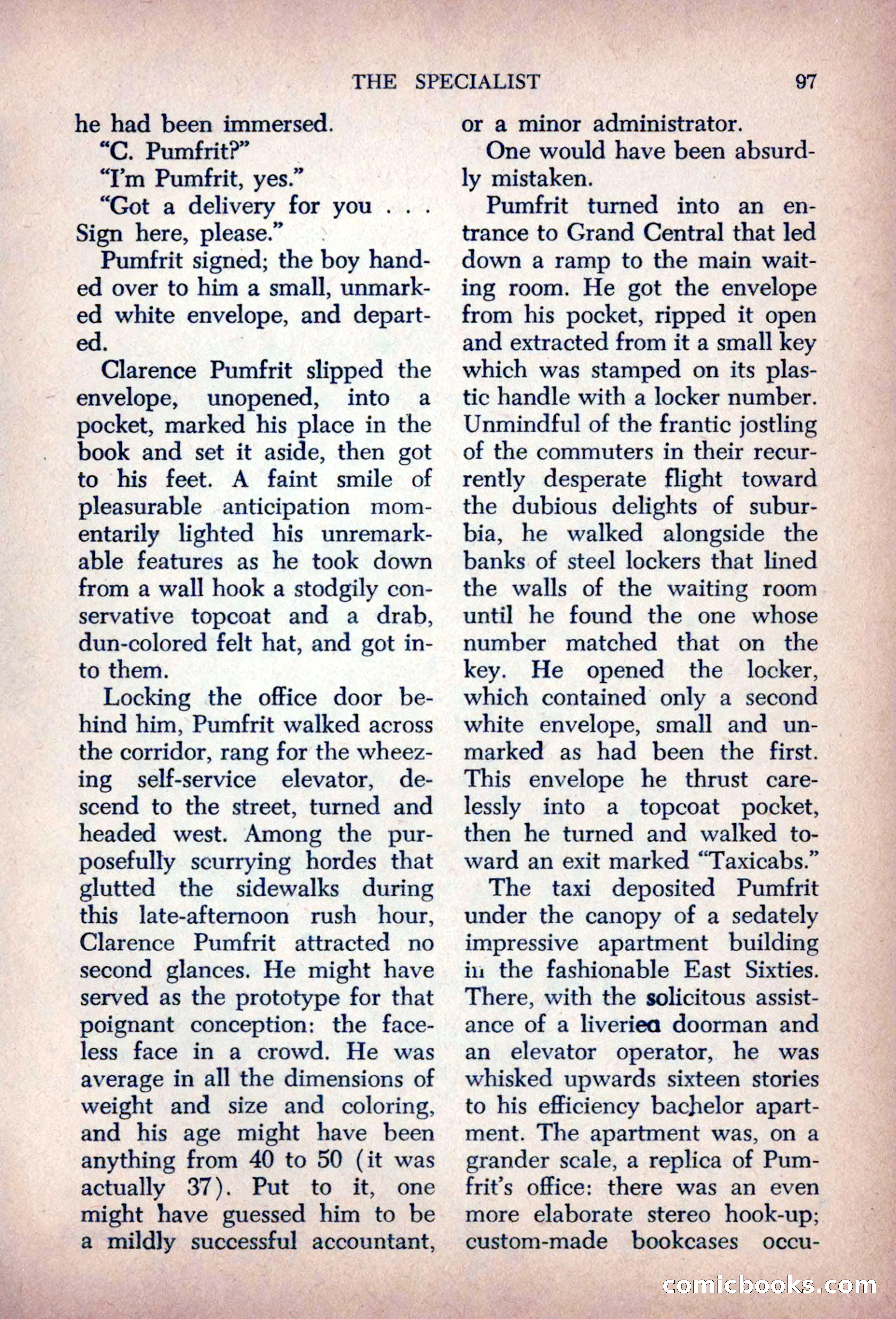 The Saint Mystery Magazine, August 1963 — page 99 of 132