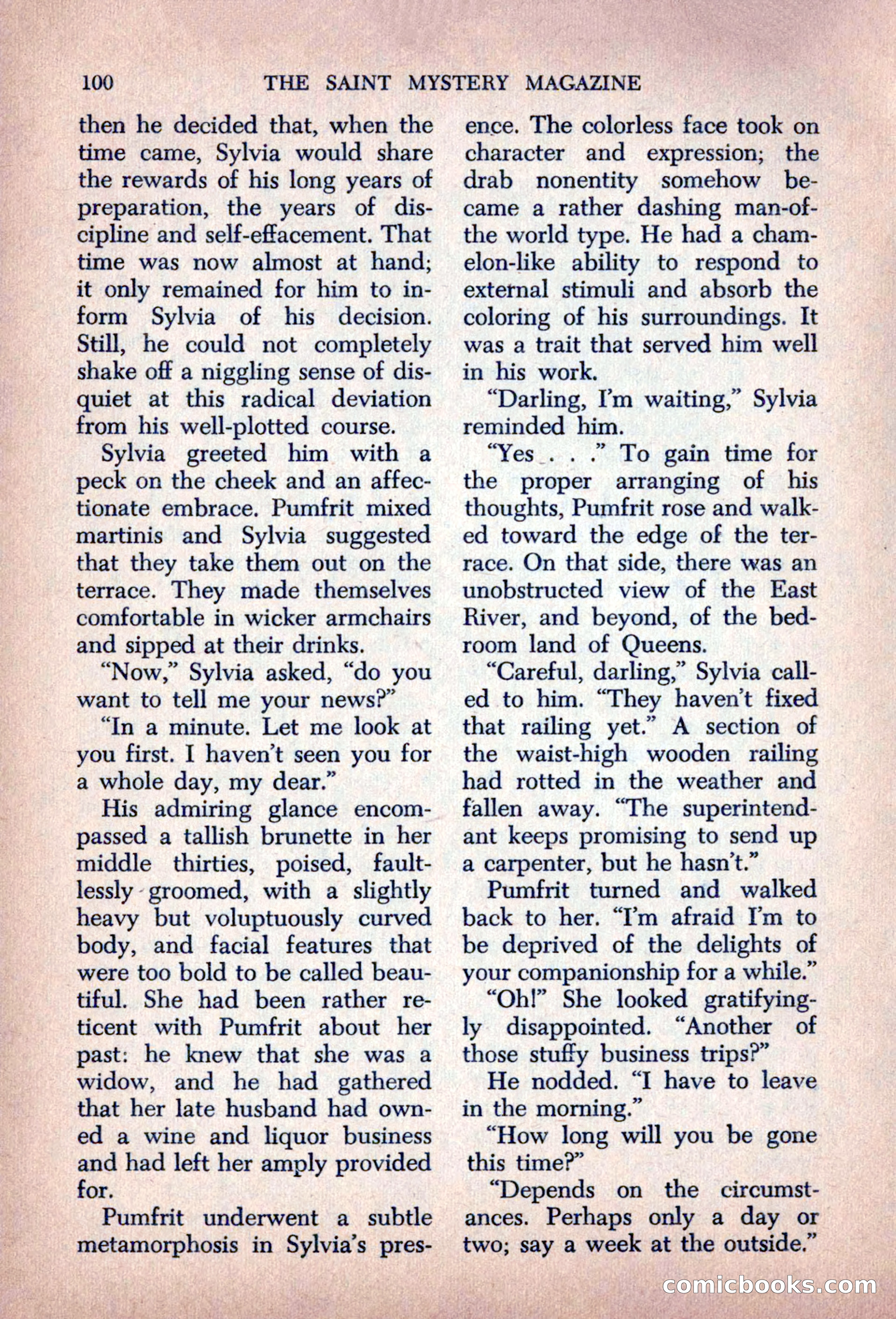 The Saint Mystery Magazine, August 1963 — page 102 of 132