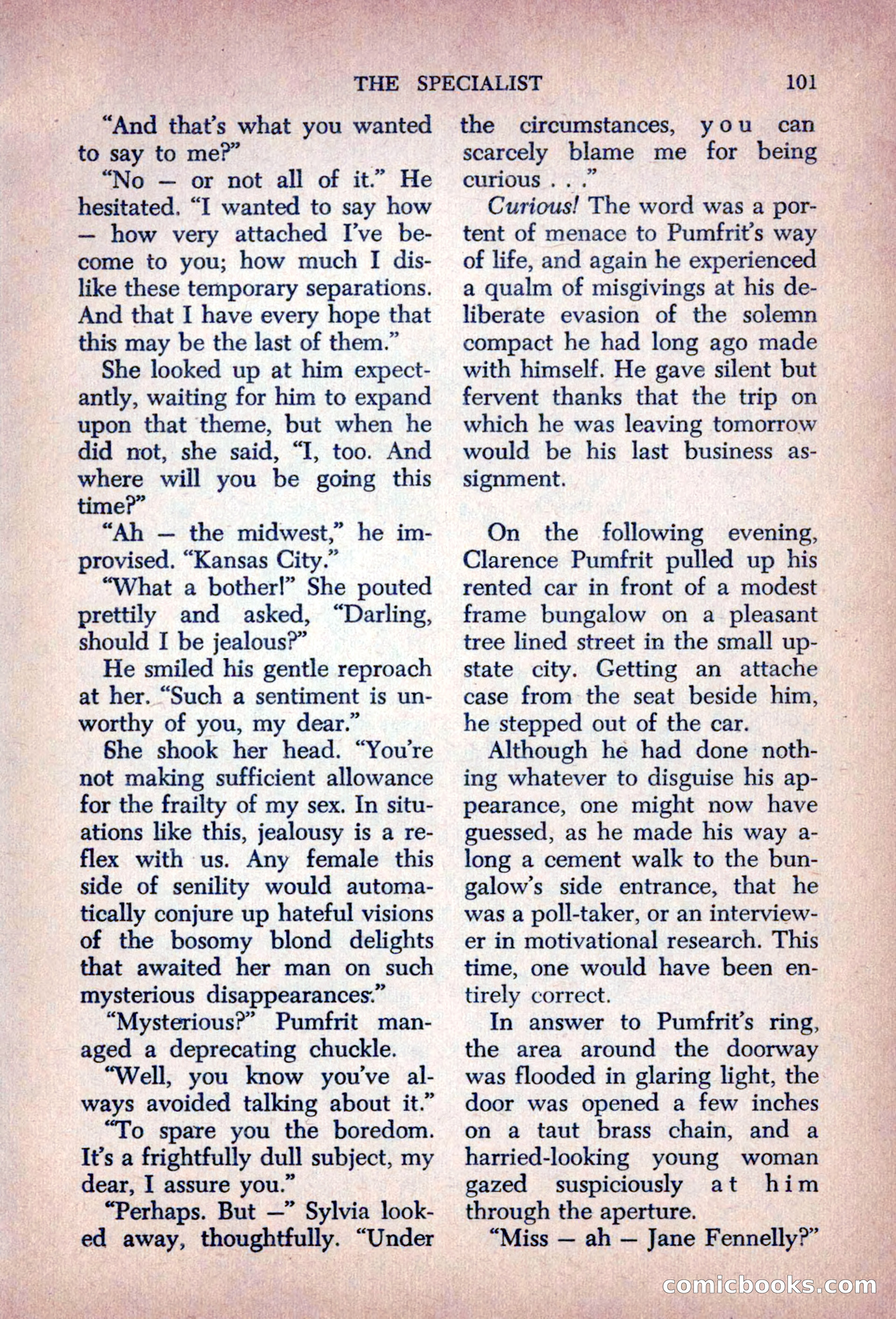 The Saint Mystery Magazine, August 1963 — page 103 of 132