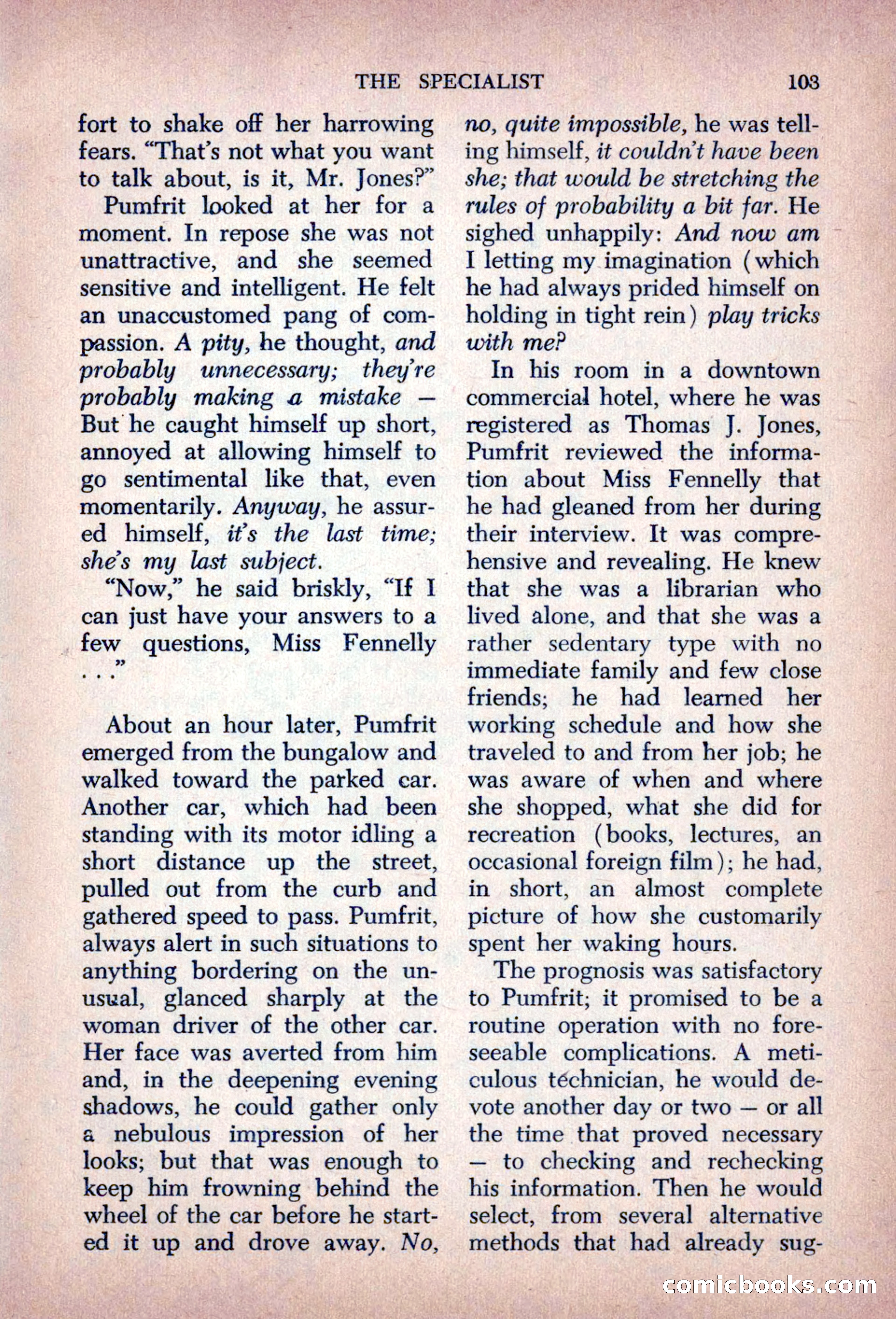 The Saint Mystery Magazine, August 1963 — page 105 of 132