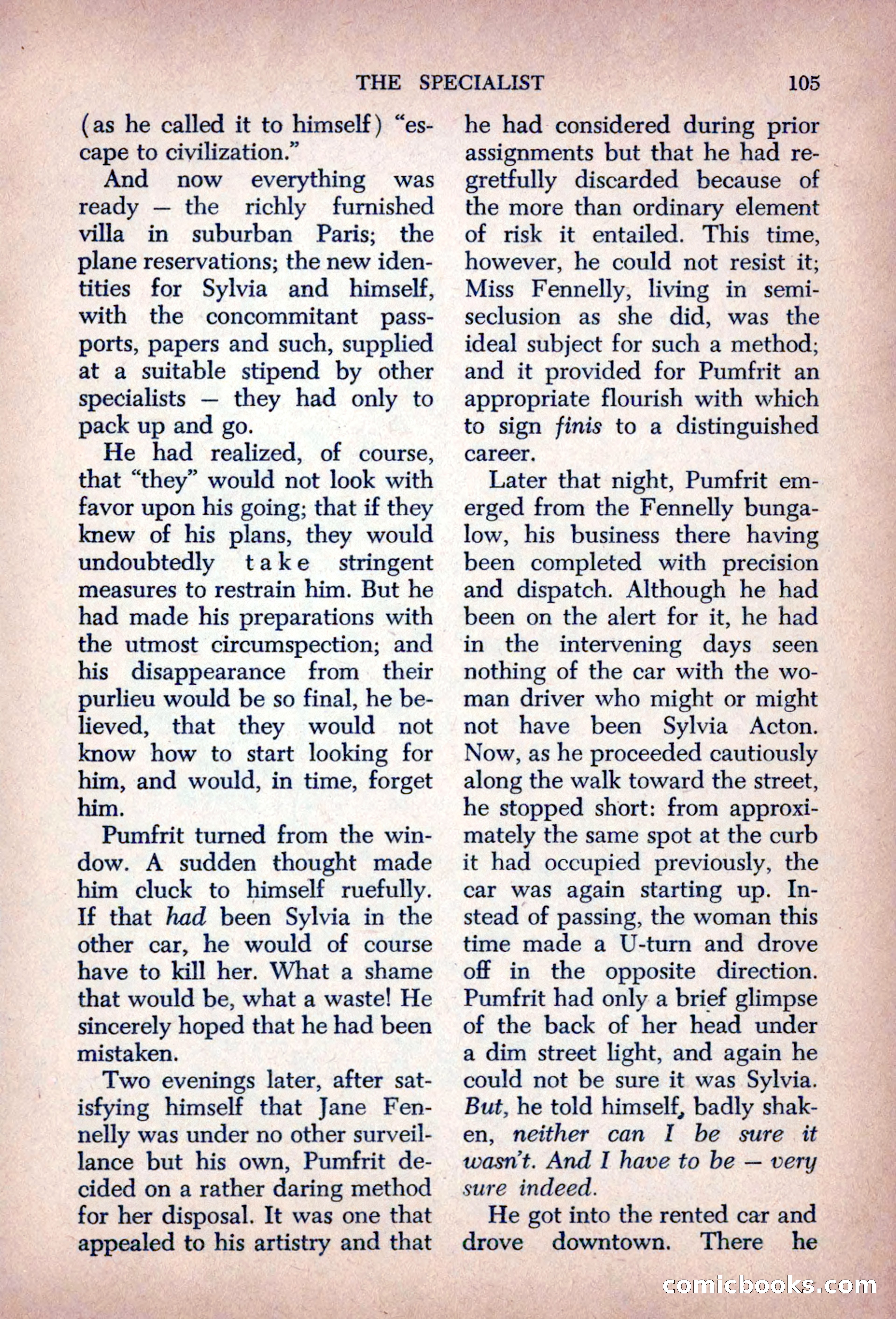 The Saint Mystery Magazine, August 1963 — page 107 of 132