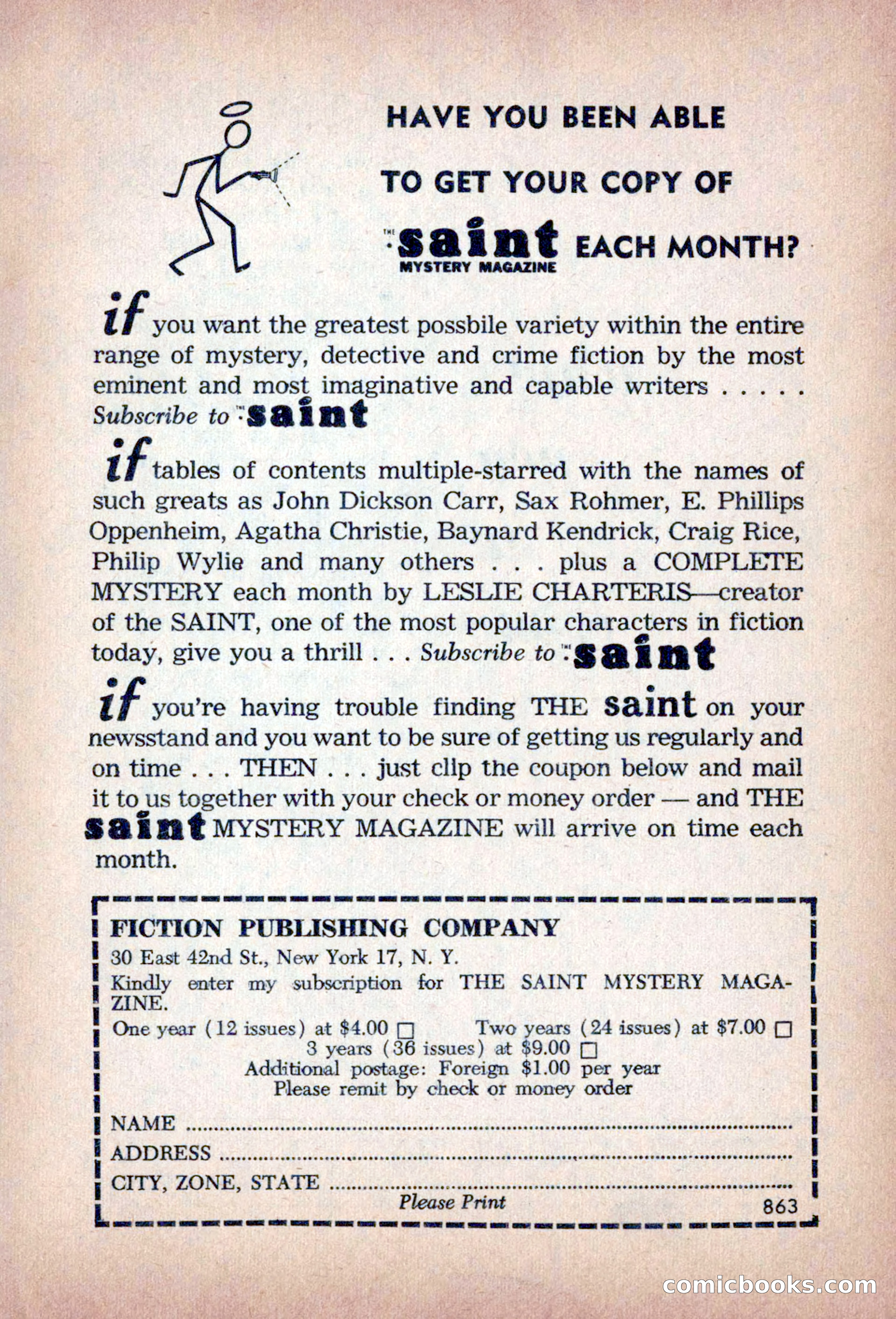 The Saint Mystery Magazine, August 1963 — page 111 of 132
