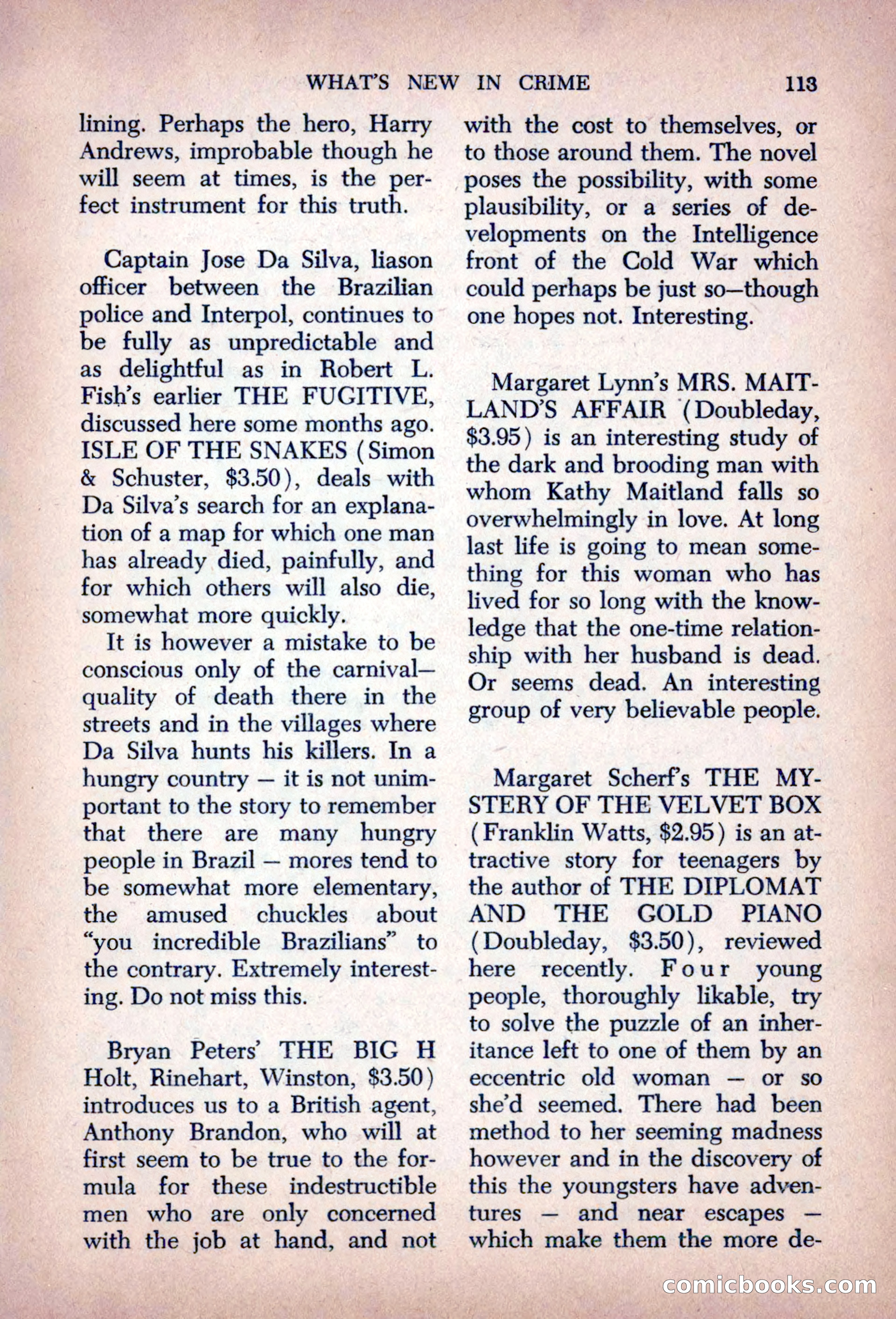 The Saint Mystery Magazine, August 1963 — page 115 of 132