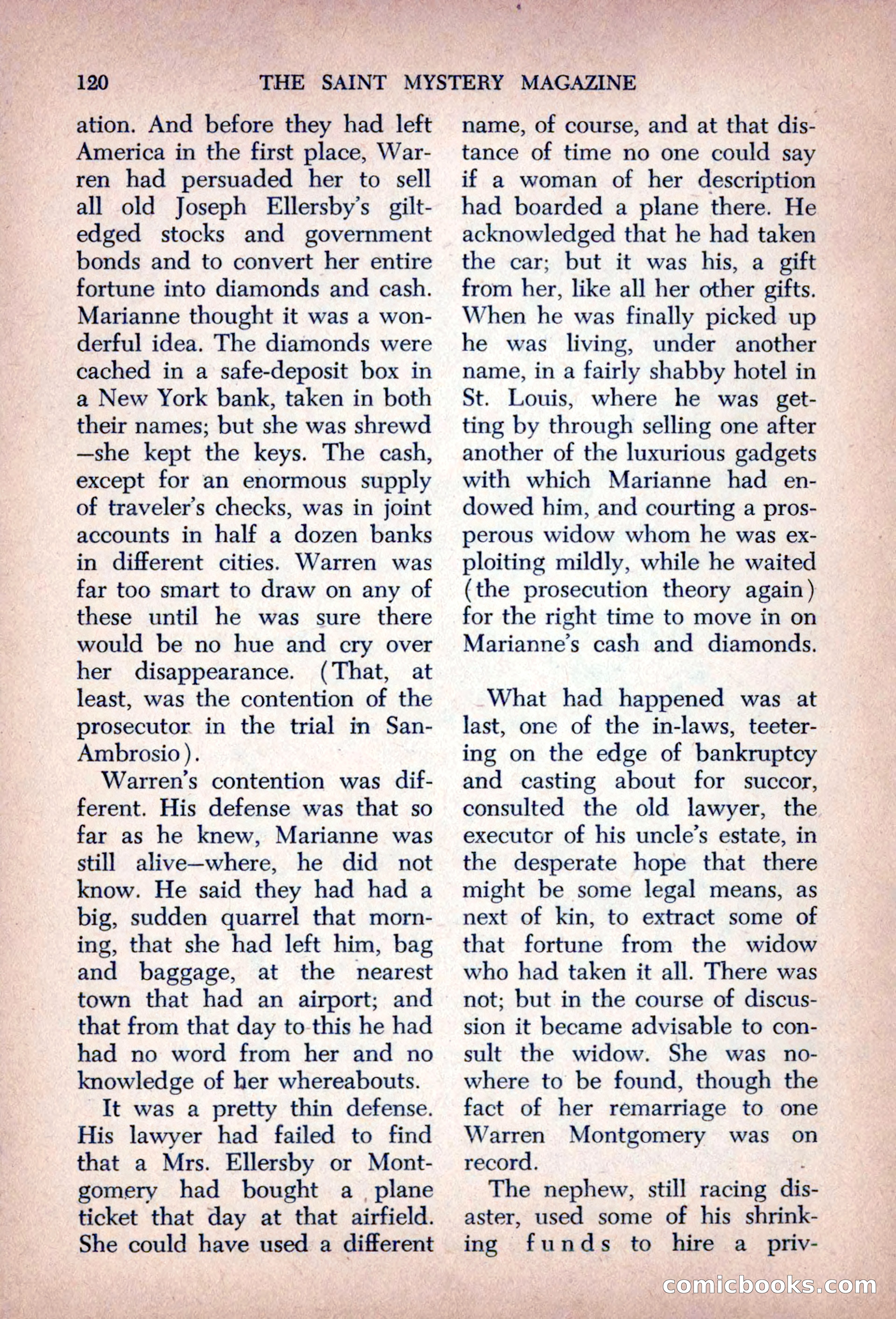 The Saint Mystery Magazine, August 1963 — page 122 of 132