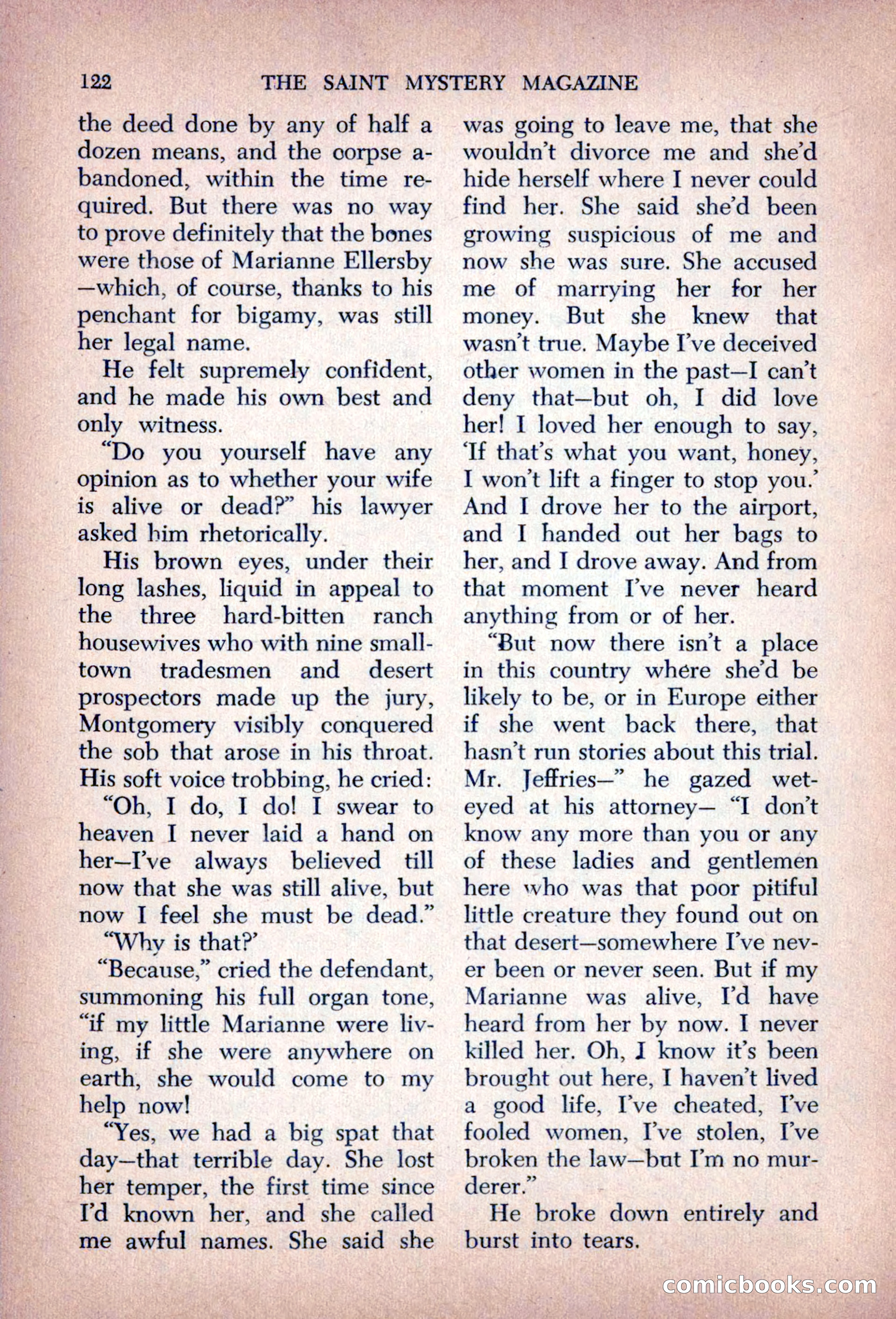 The Saint Mystery Magazine, August 1963 — page 124 of 132