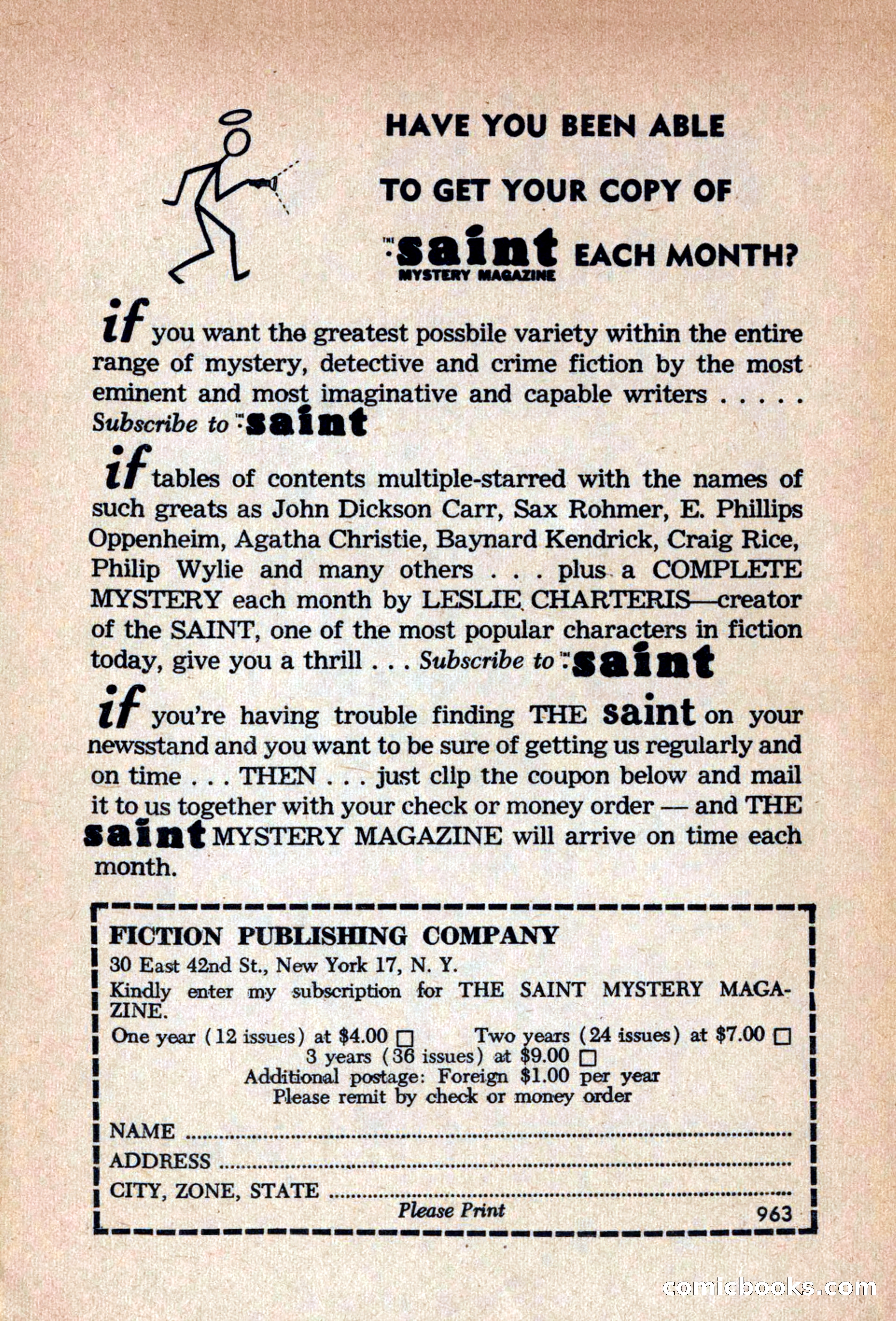 The Saint Mystery Magazine, September 1963 — page 4 of 132