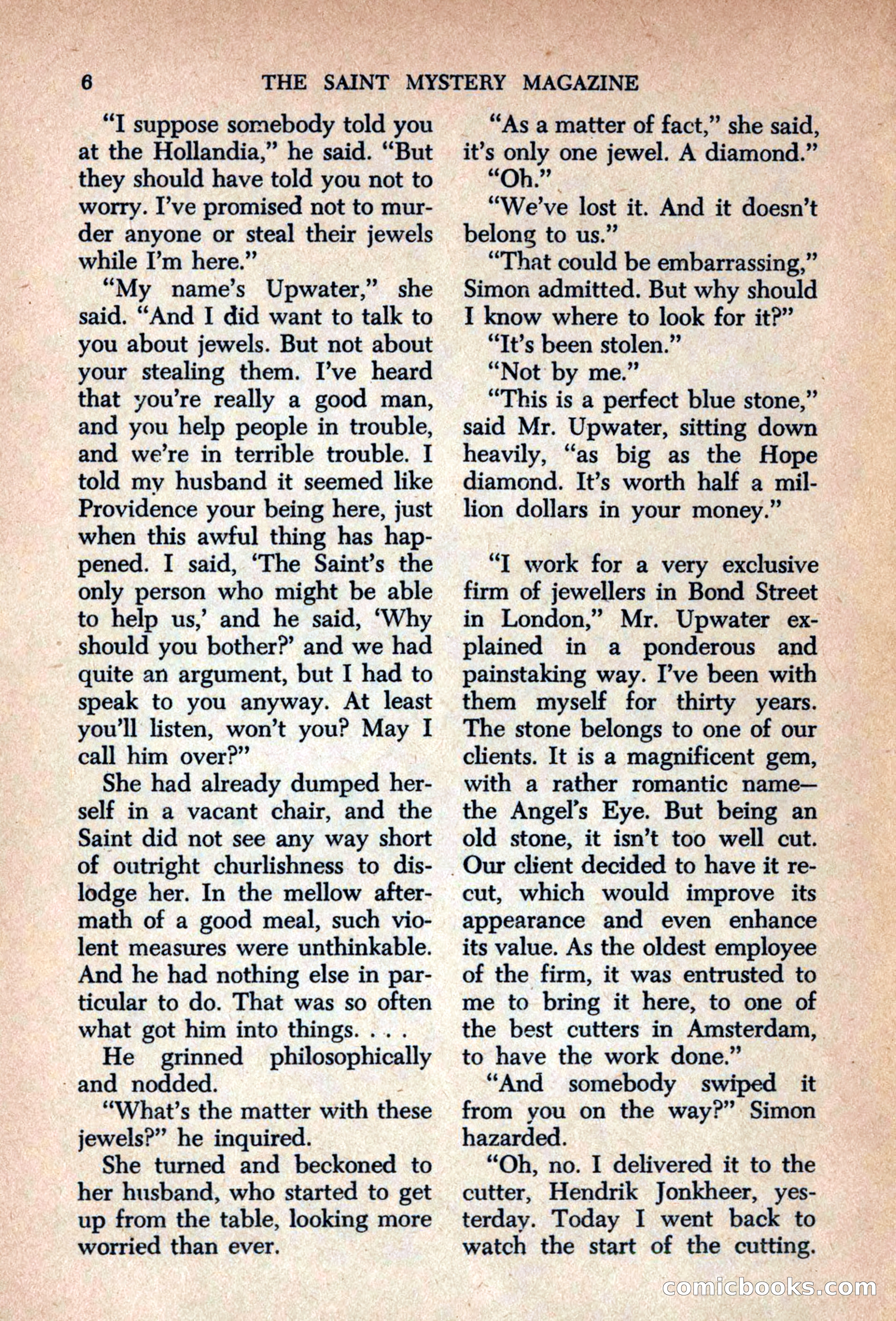 The Saint Mystery Magazine, September 1963 — page 8 of 132