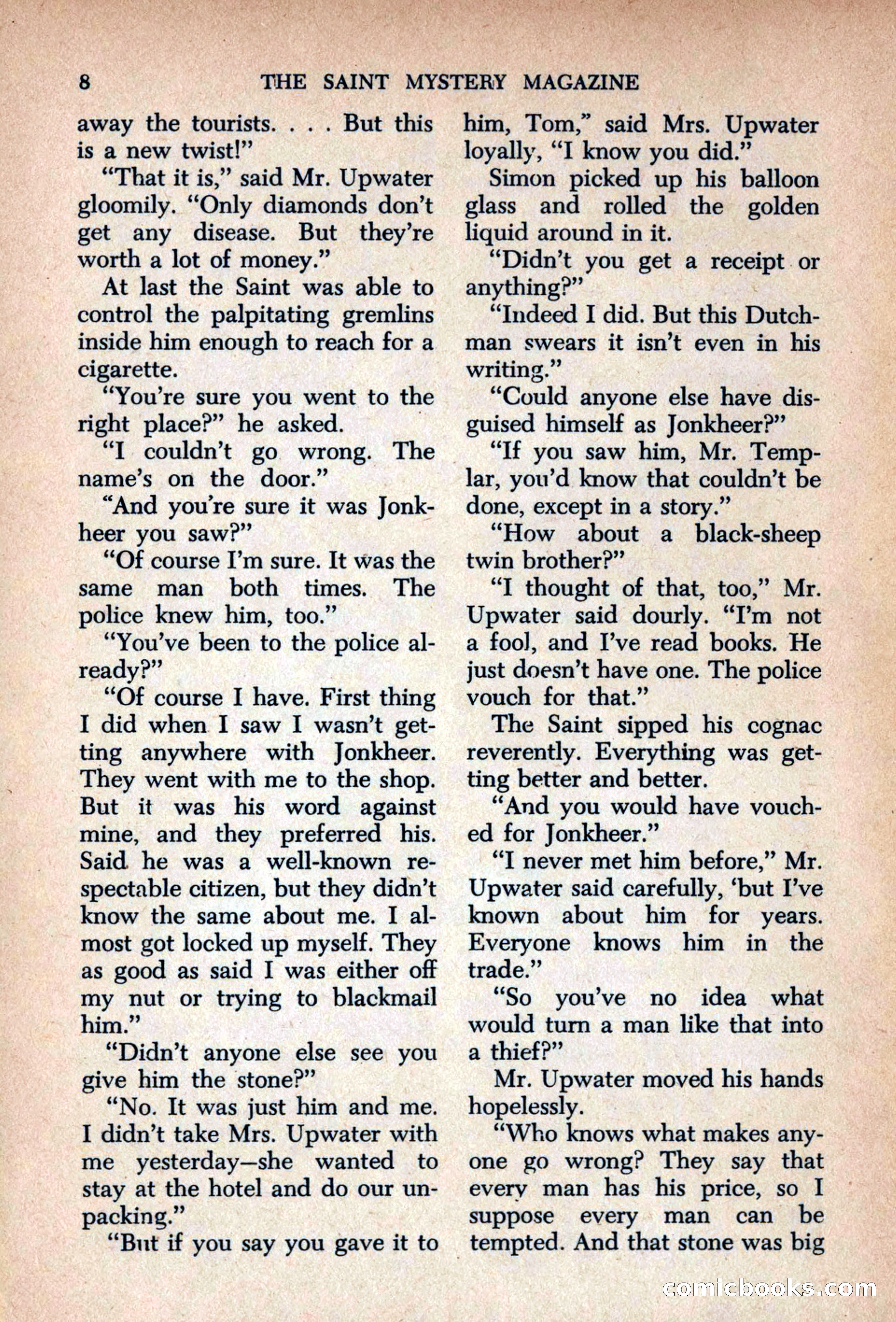 The Saint Mystery Magazine, September 1963 — page 10 of 132