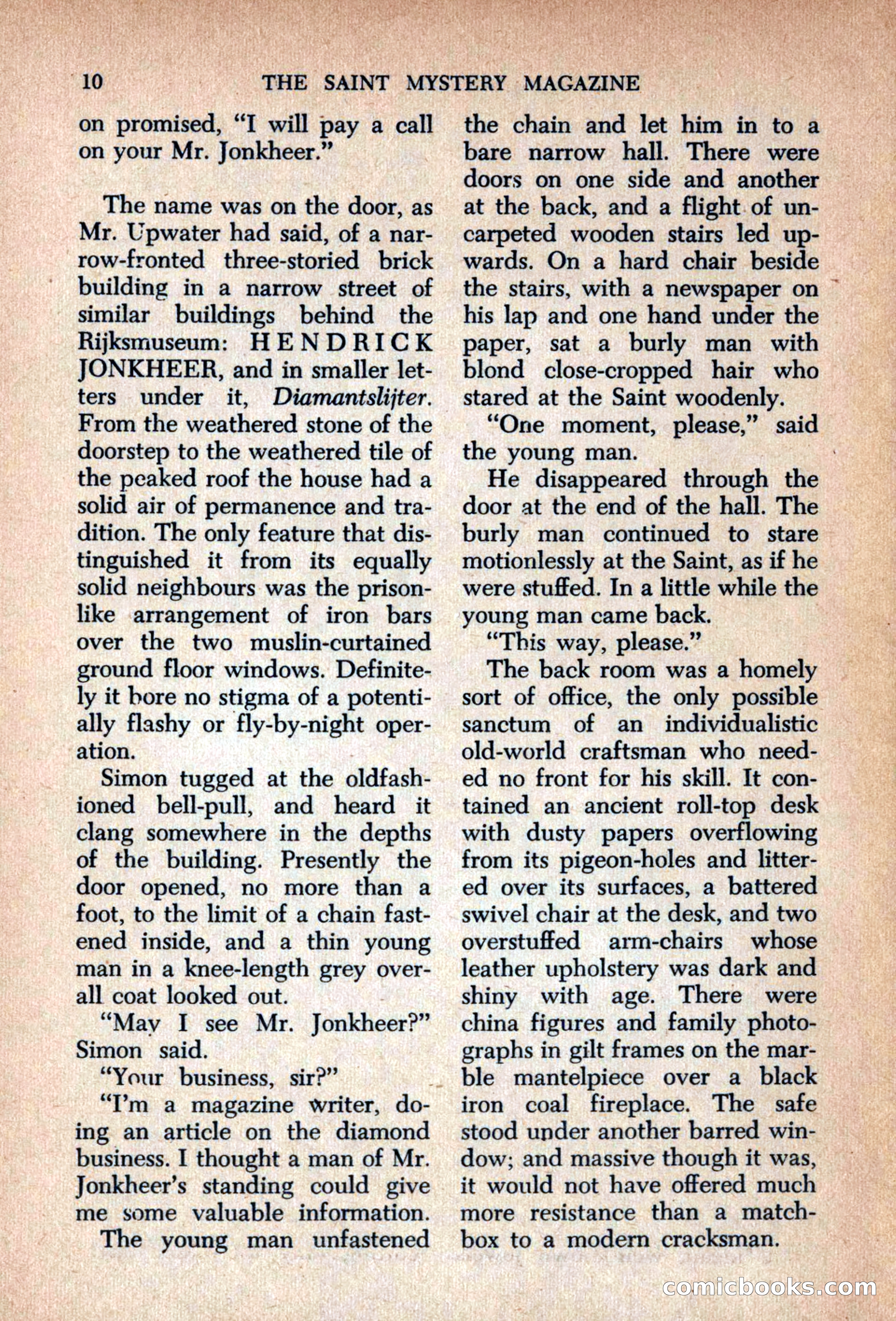 The Saint Mystery Magazine, September 1963 — page 12 of 132