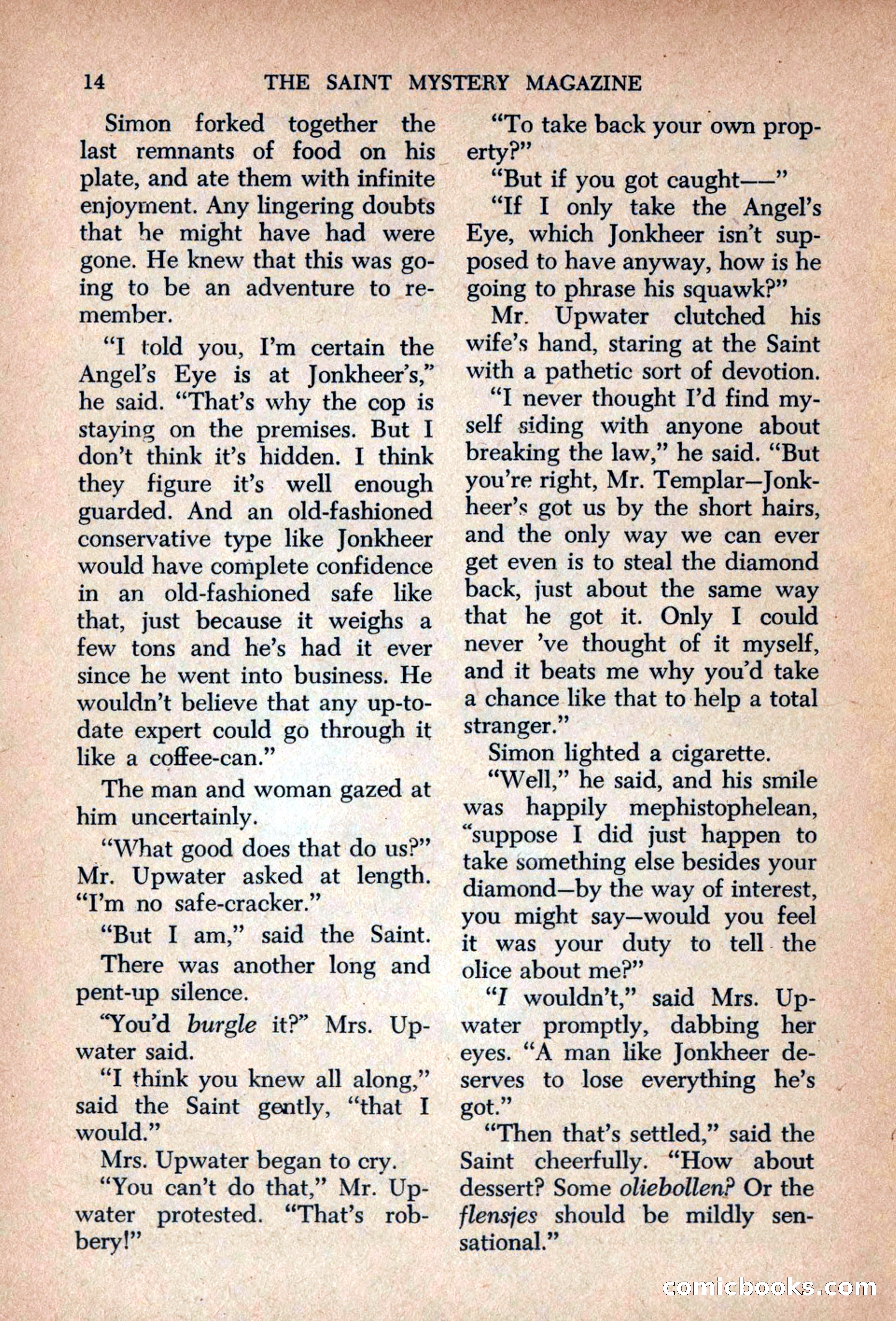 The Saint Mystery Magazine, September 1963 — page 16 of 132