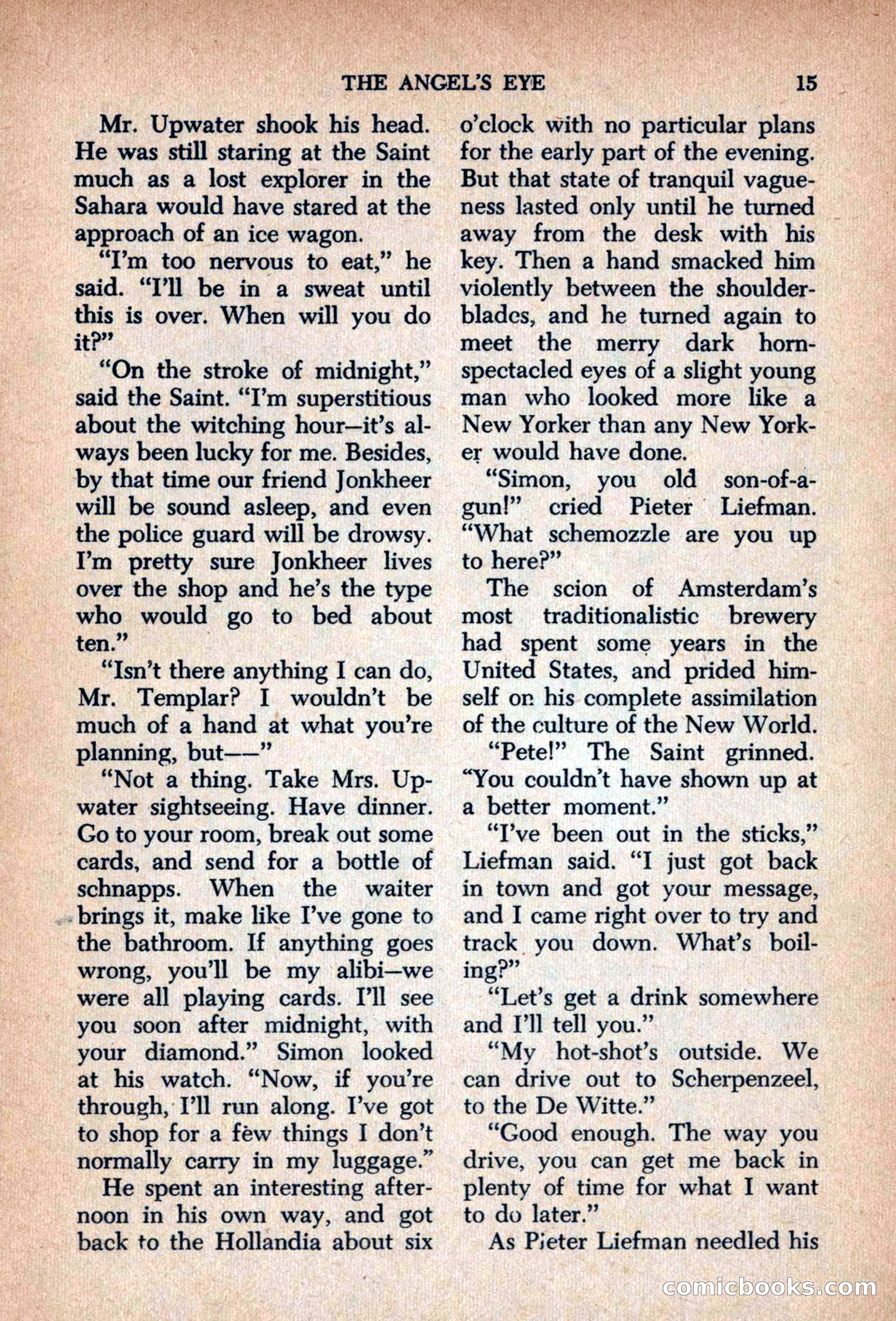 The Saint Mystery Magazine, September 1963 — page 17 of 132