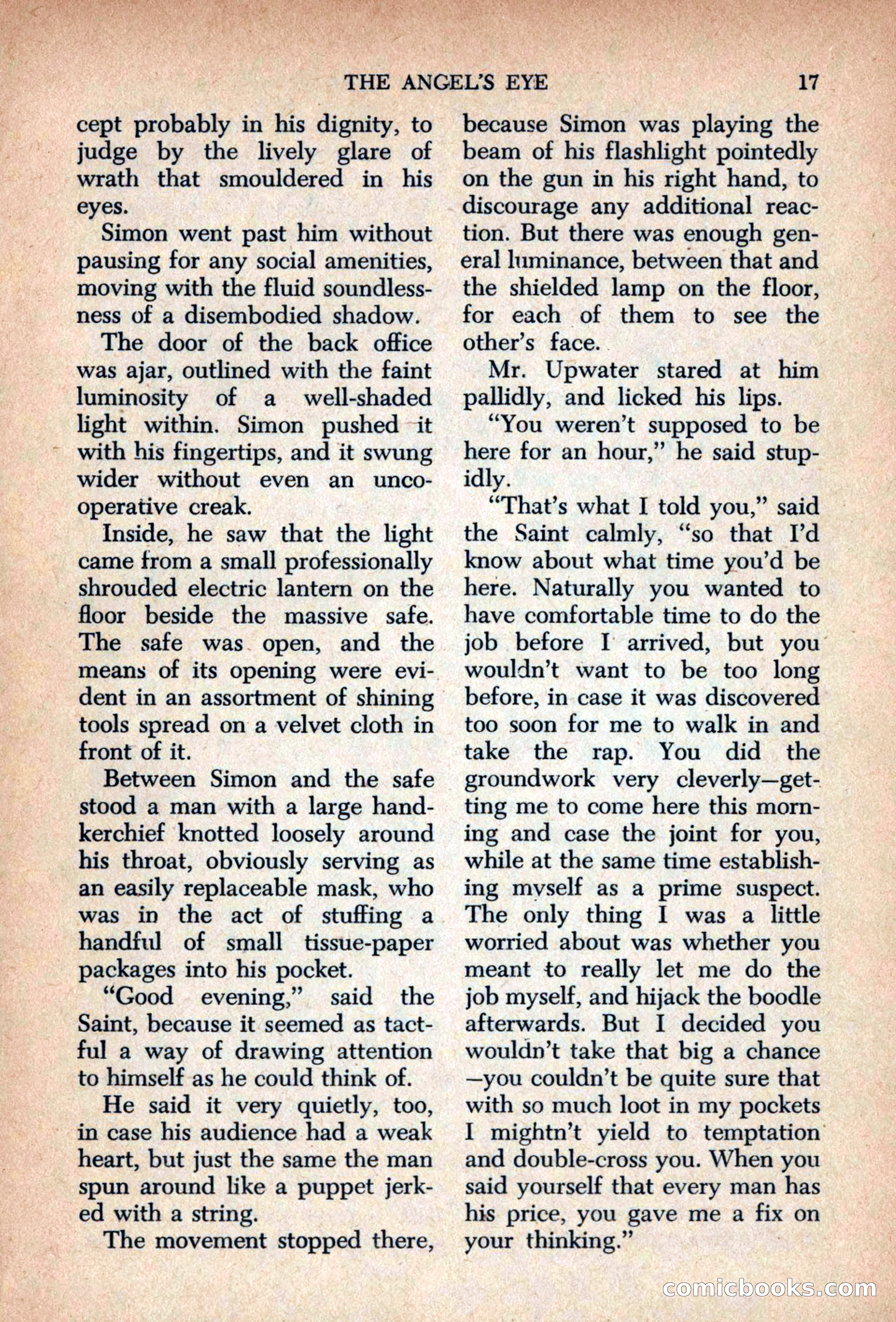 The Saint Mystery Magazine, September 1963 — page 19 of 132