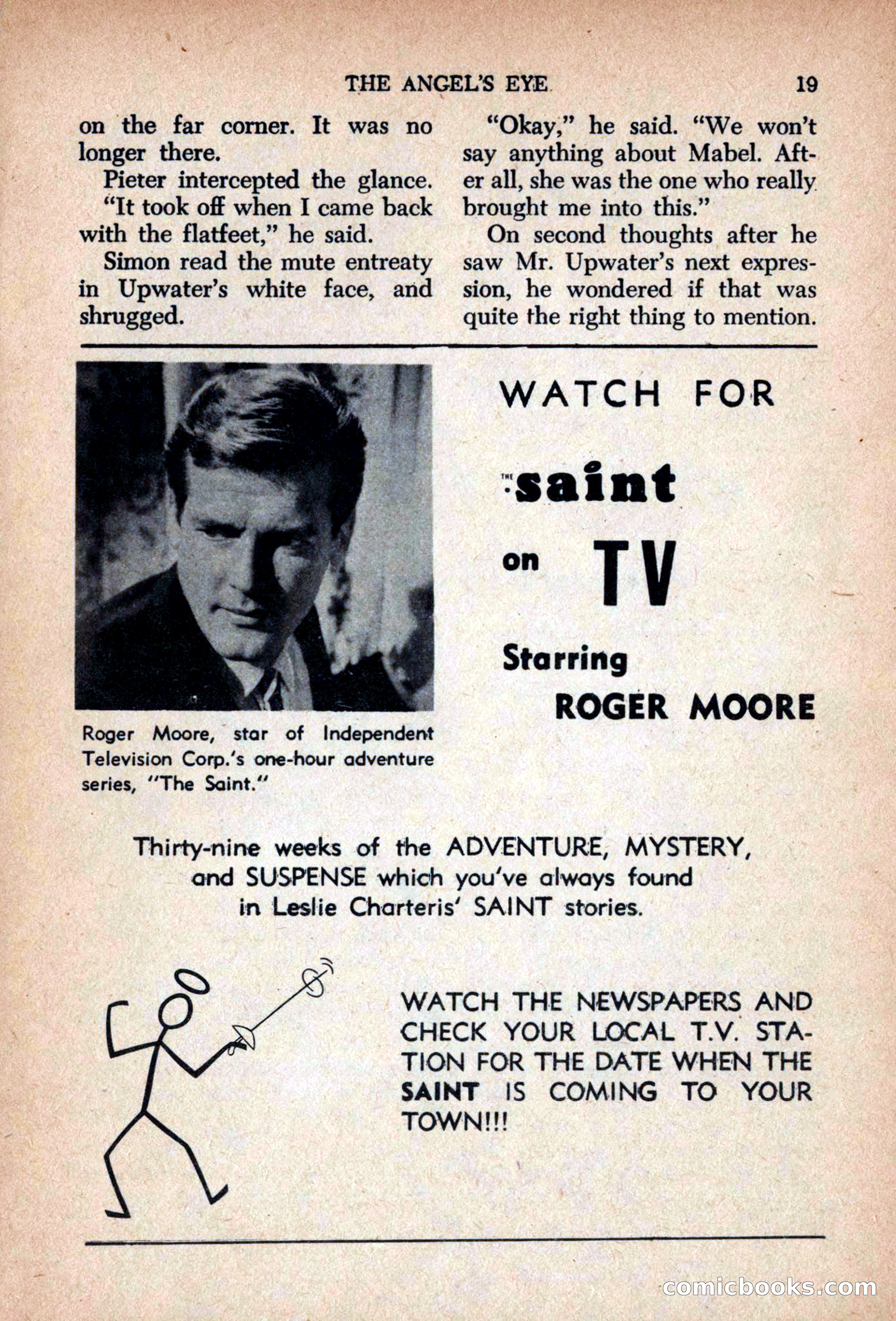 The Saint Mystery Magazine, September 1963 — page 21 of 132