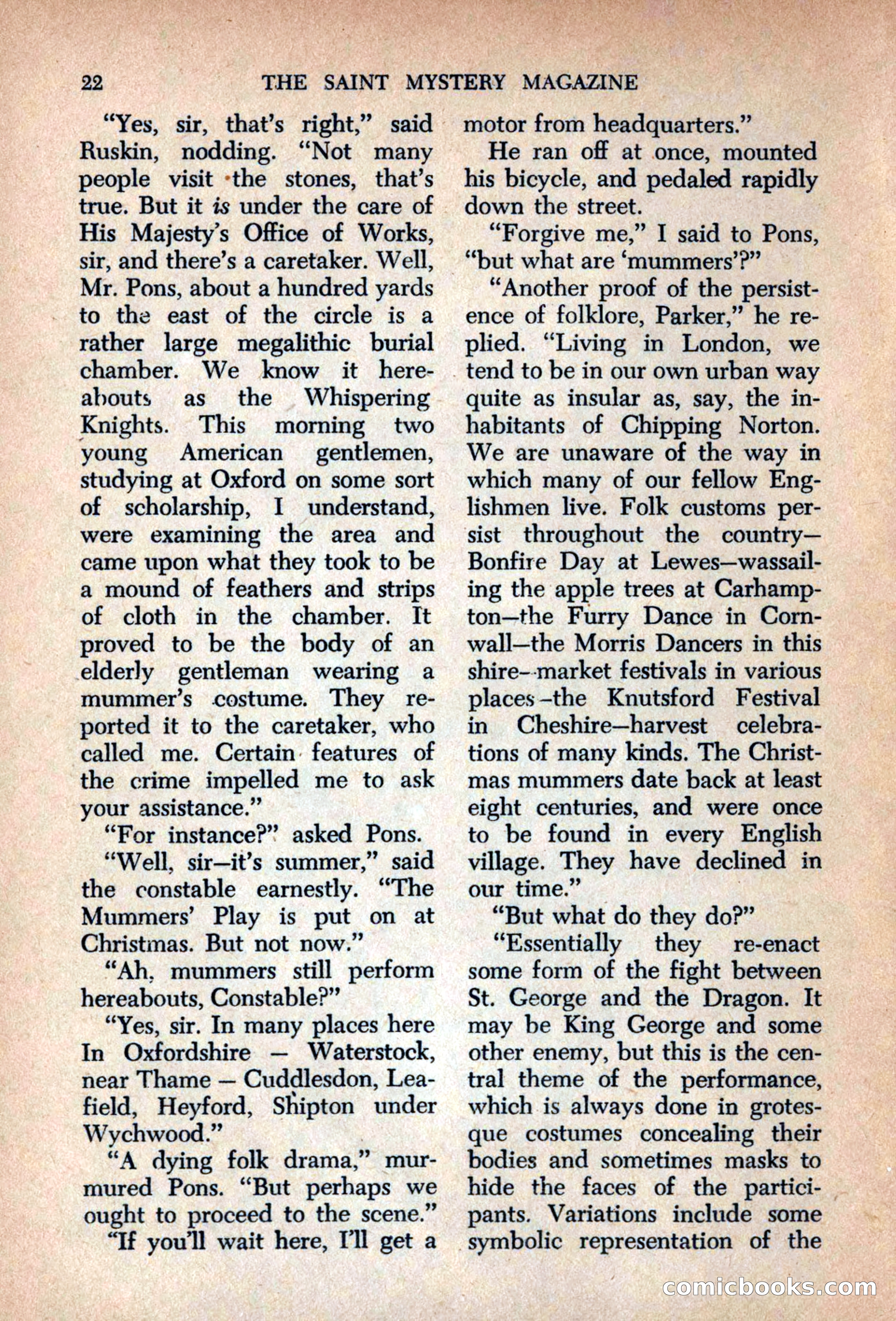 The Saint Mystery Magazine, September 1963 — page 24 of 132