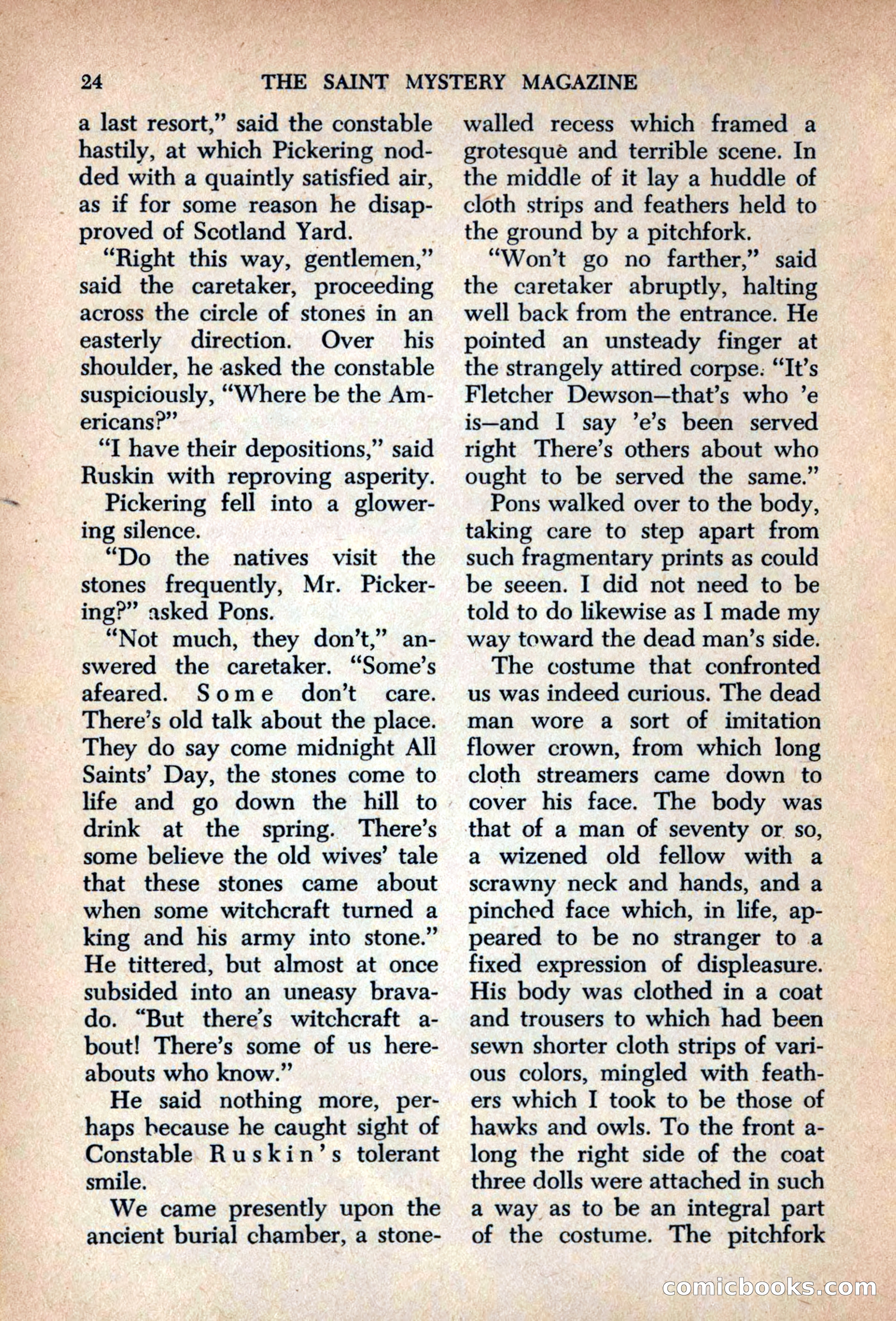 The Saint Mystery Magazine, September 1963 — page 26 of 132