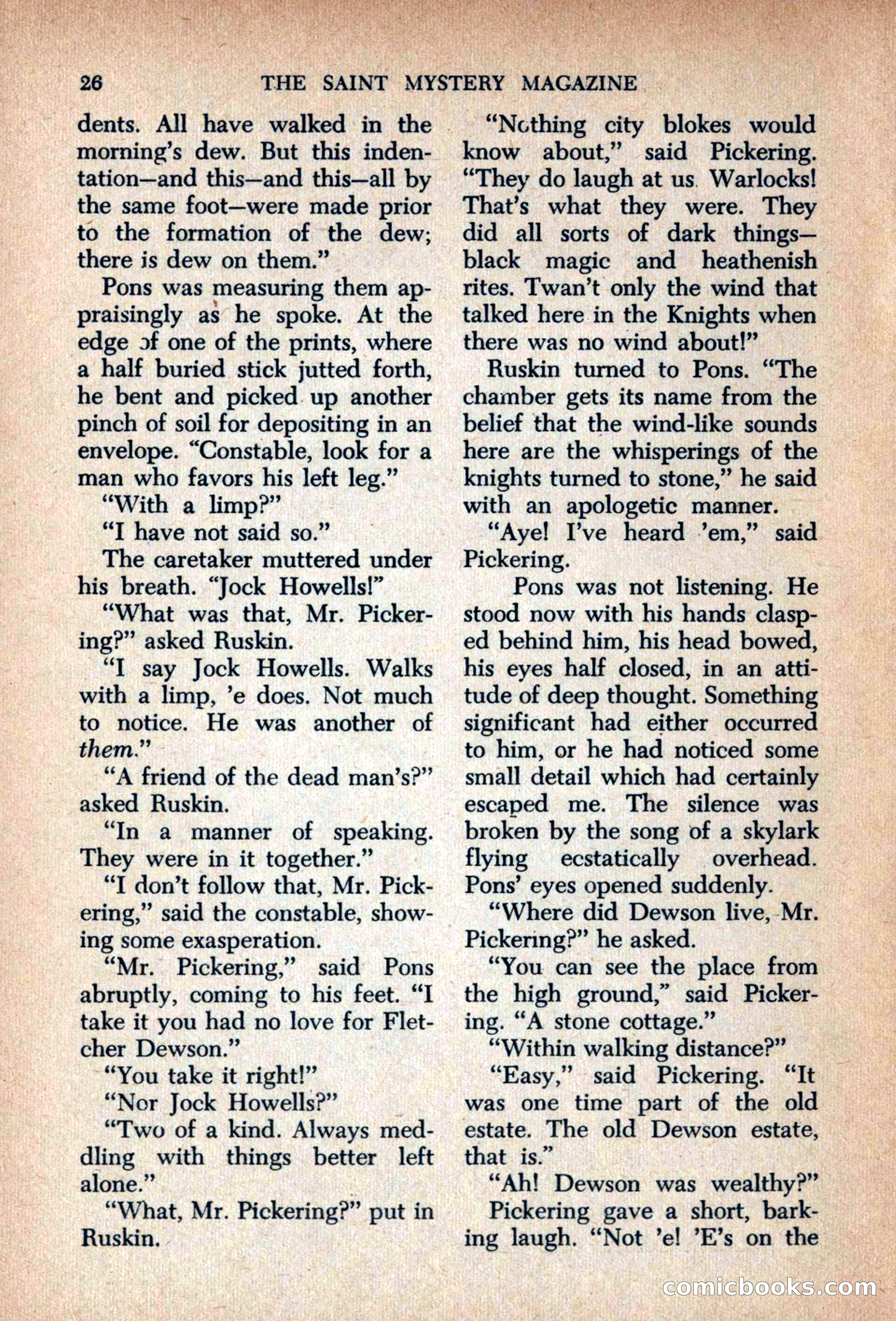 The Saint Mystery Magazine, September 1963 — page 28 of 132