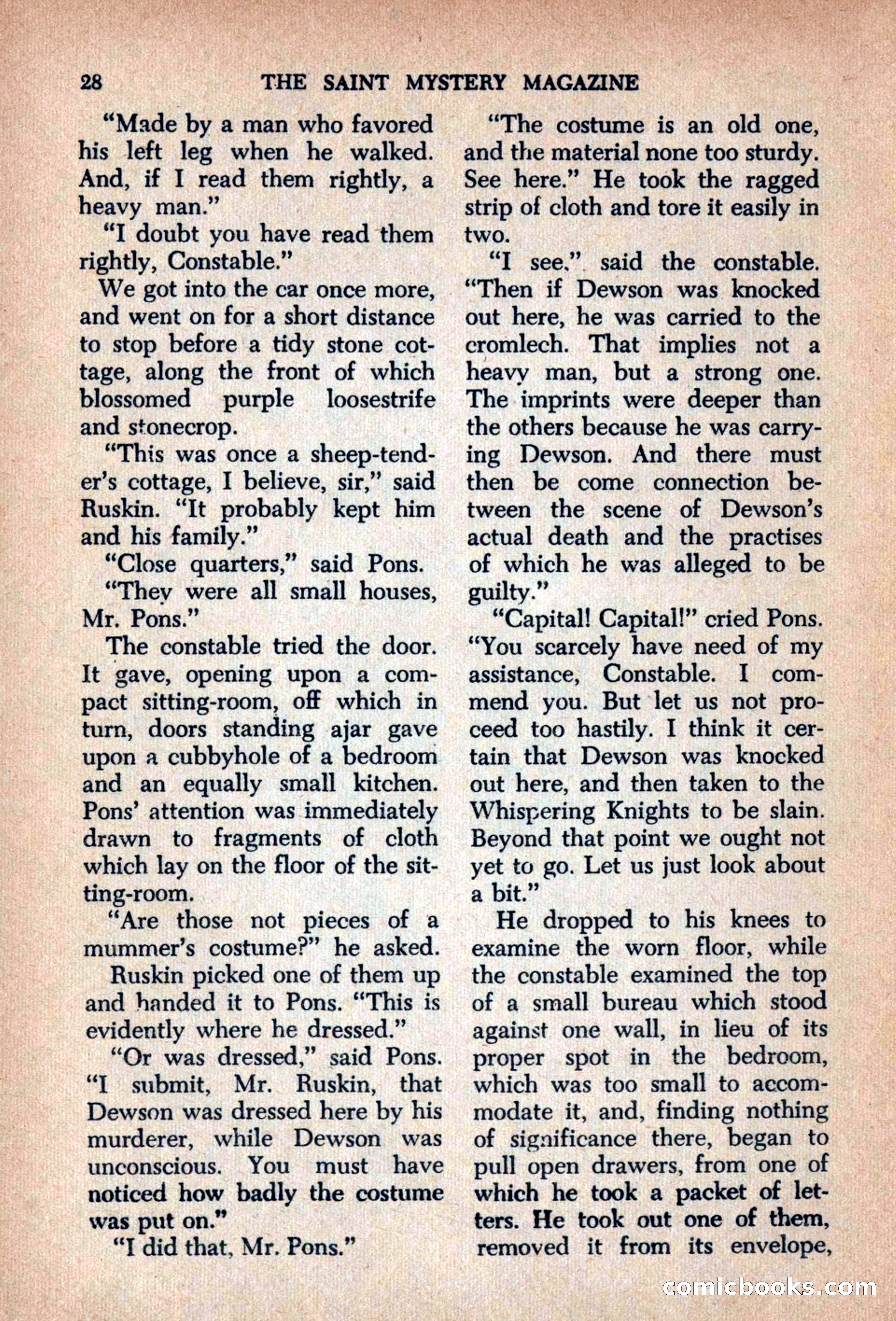 The Saint Mystery Magazine, September 1963 — page 30 of 132